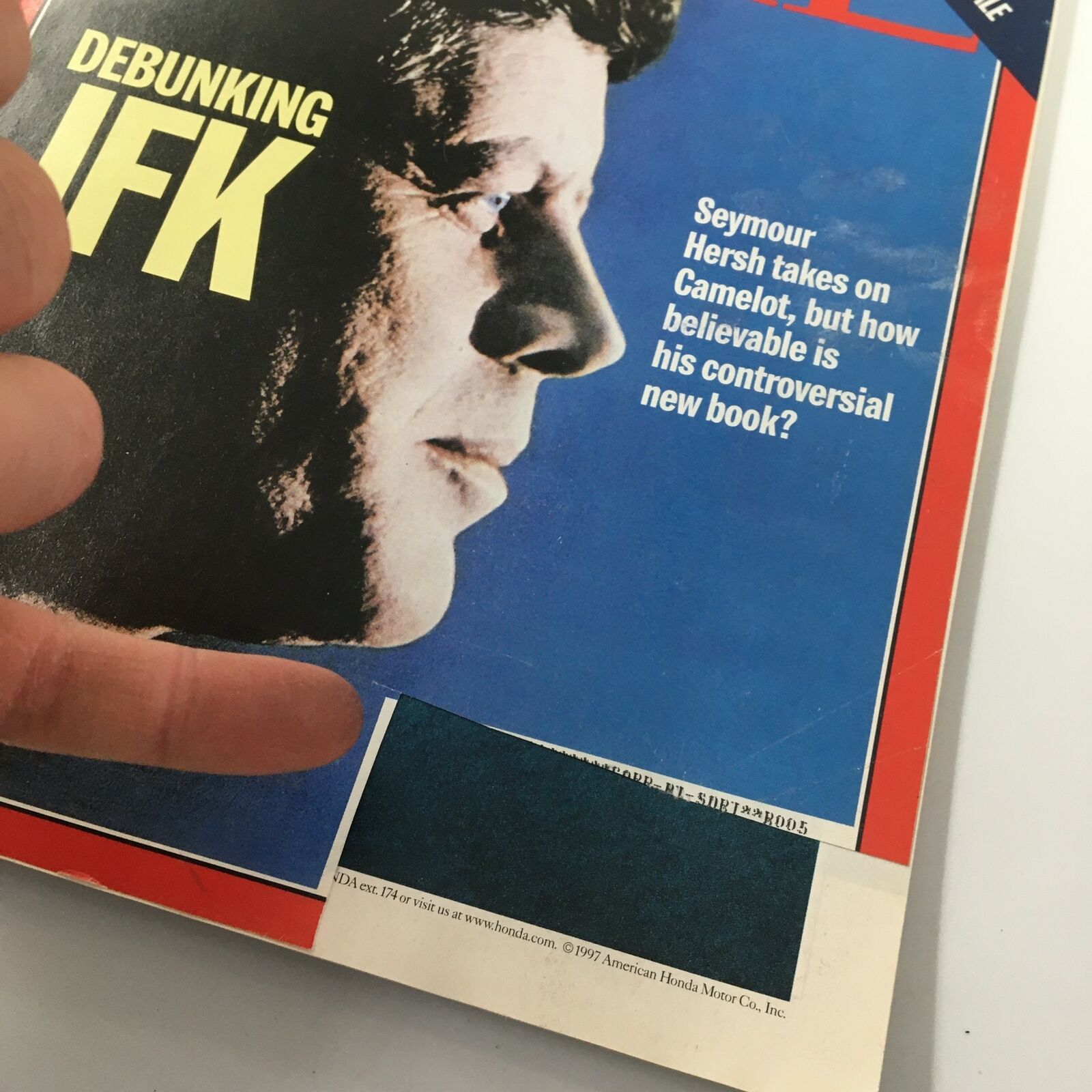 Time Magazine November 17 1997 Debunking John F. Kennedy