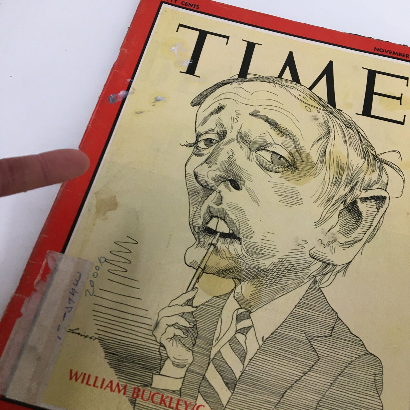 VTG Time Magazine November 3 1967 William Buckley in Conservatism Can Be Fun