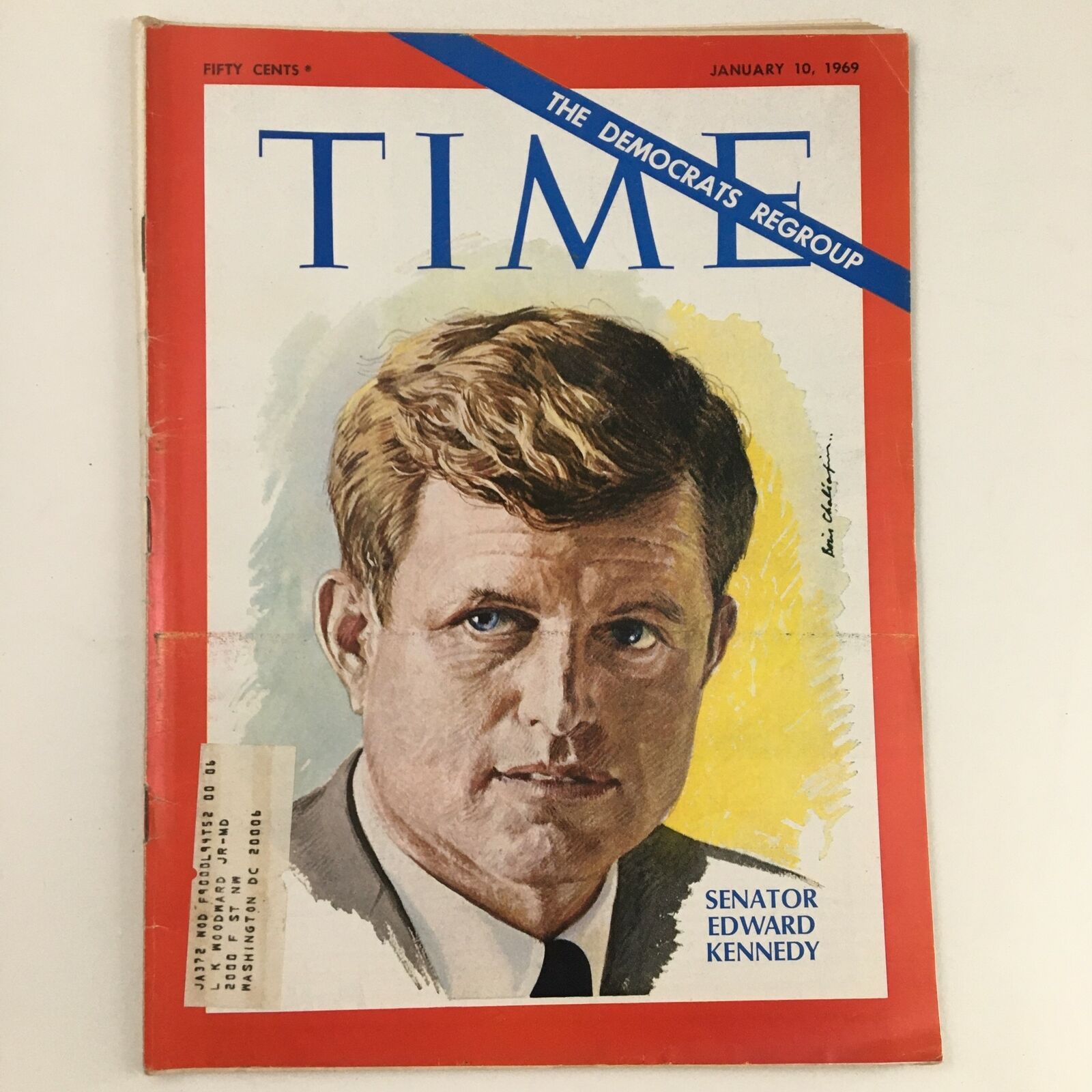 Time Magazine January 10 1969 Vol. 93 No. 2 Senator Edward Kennedy