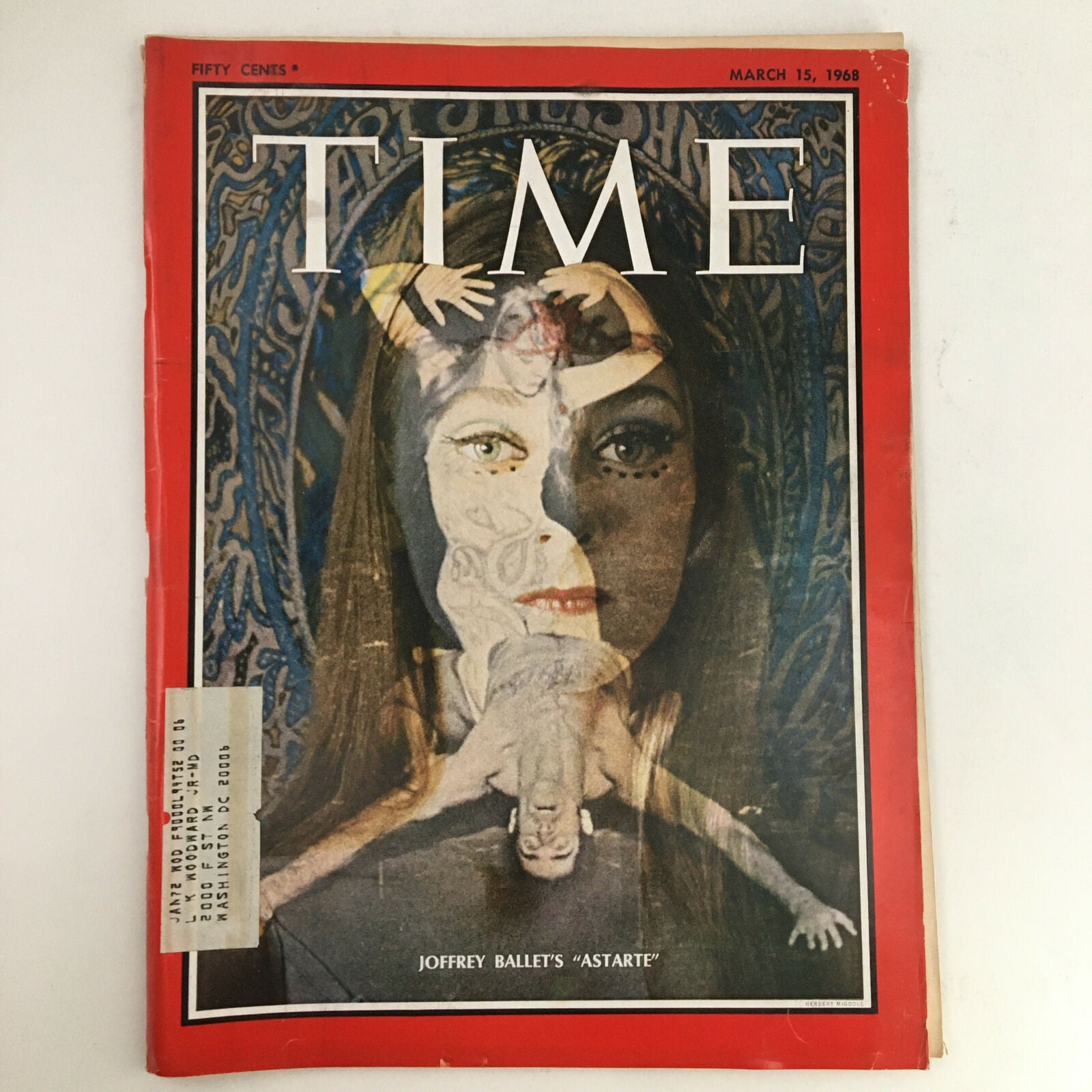 Time Magazine March 15 1968 Vol. 91 No. 11 Joeffrey Ballet's "Astarte"