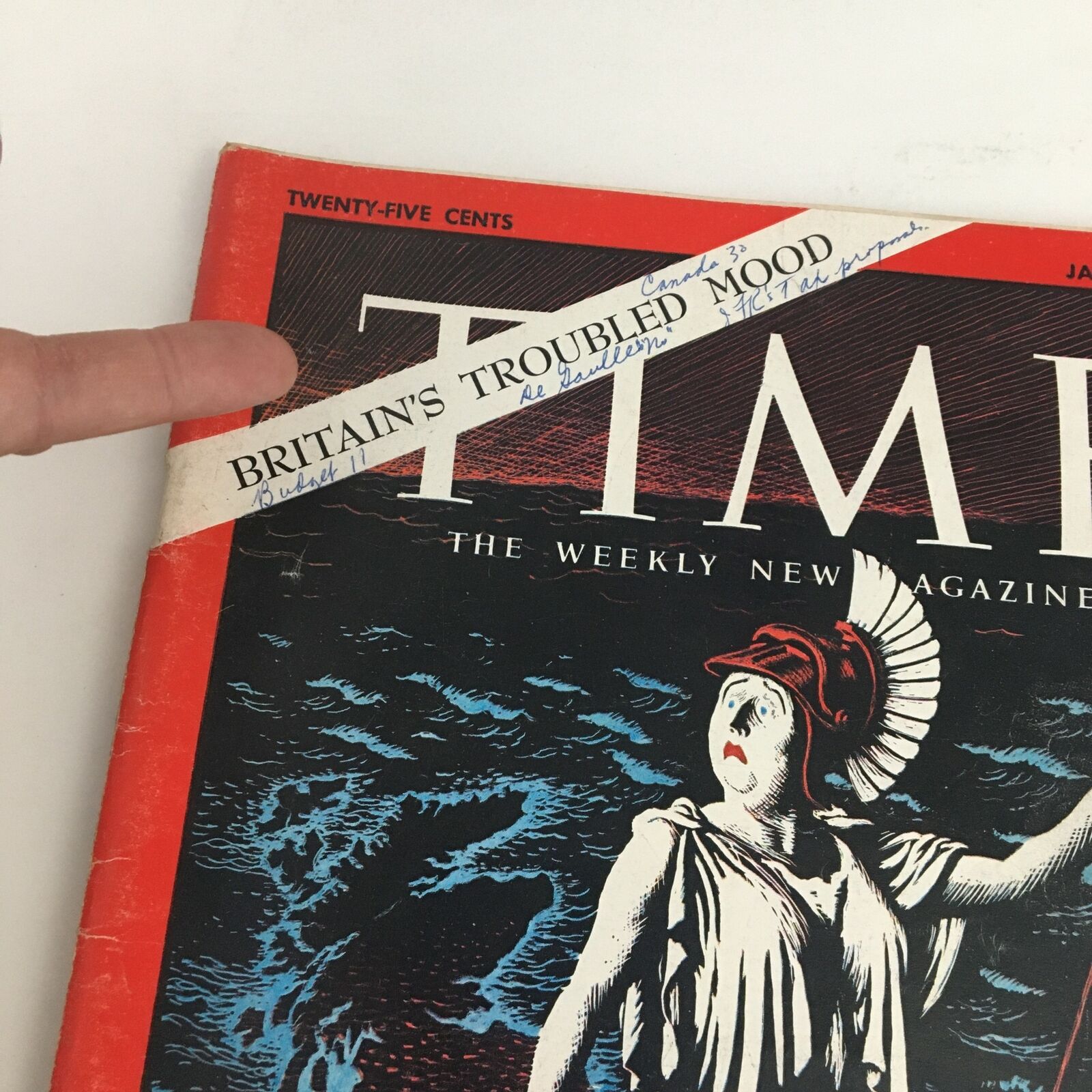 Time Magazine January 25 1963 Vol. 81 No. 4 Great Britain's Troubled Mood