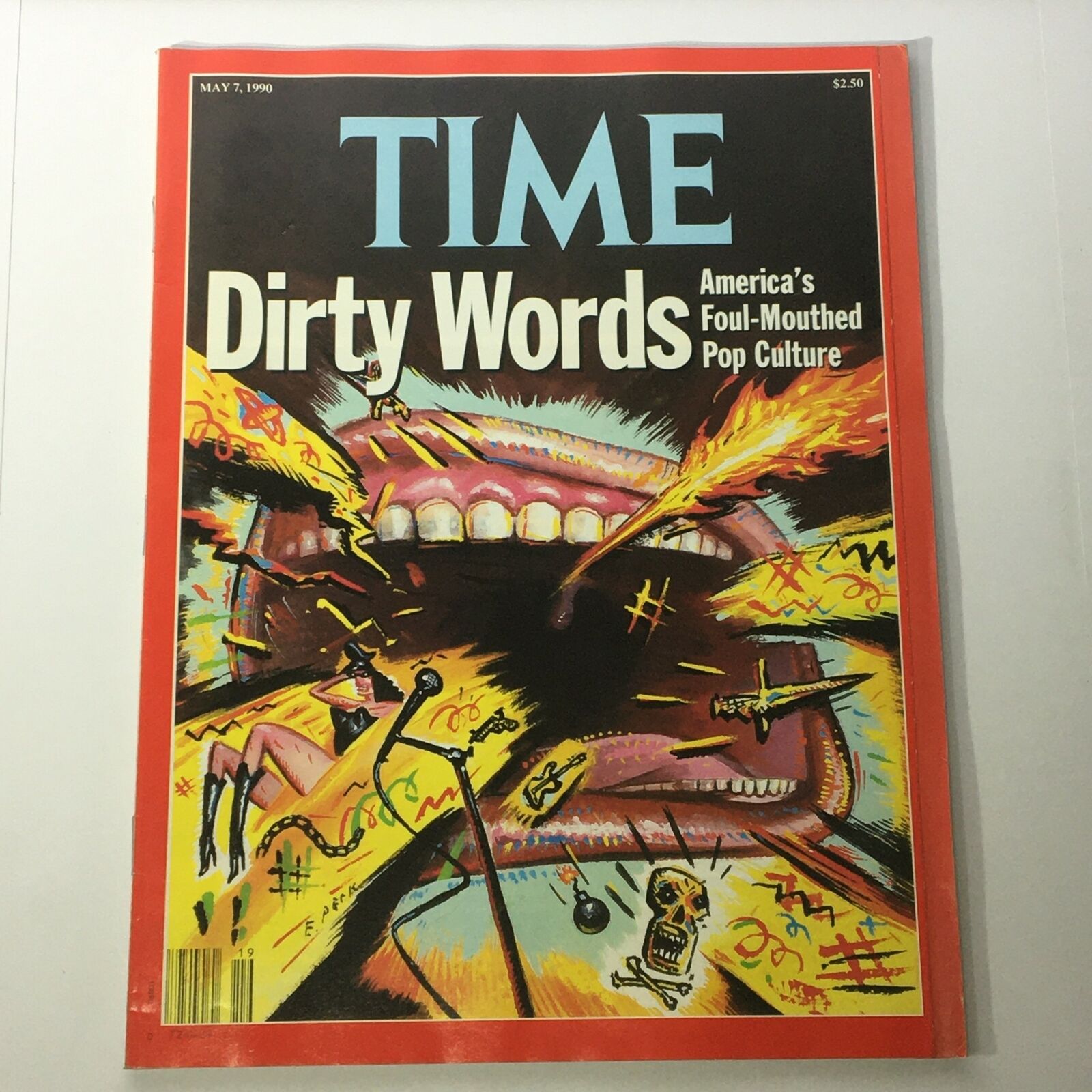 Time Magazine May 7 1990 - Dirty Words America's Foul-Mouthed Pop Culture