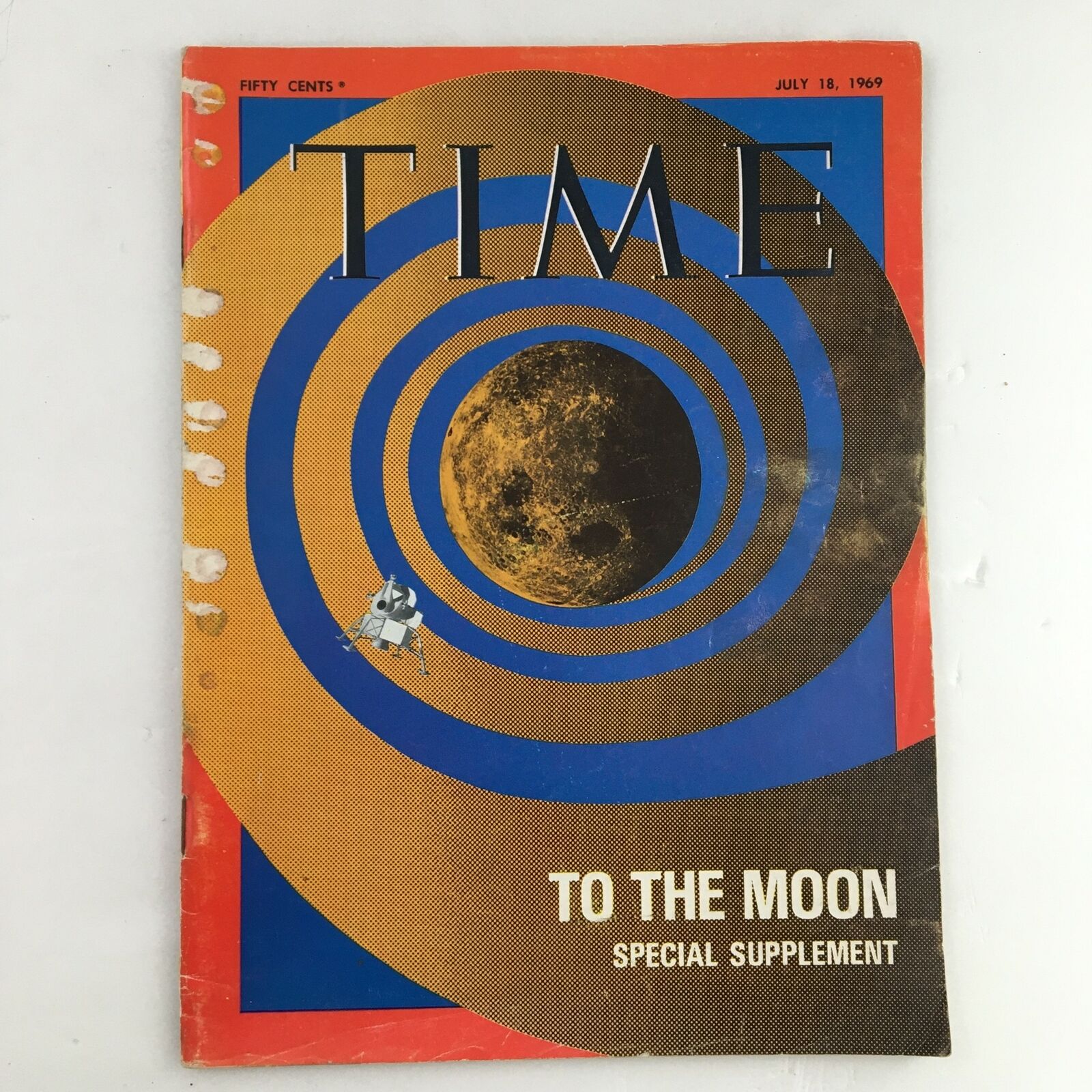 Time Magazine July 18 1969 Vol. 94 No. 3 To The Moon Special Supplement No Label