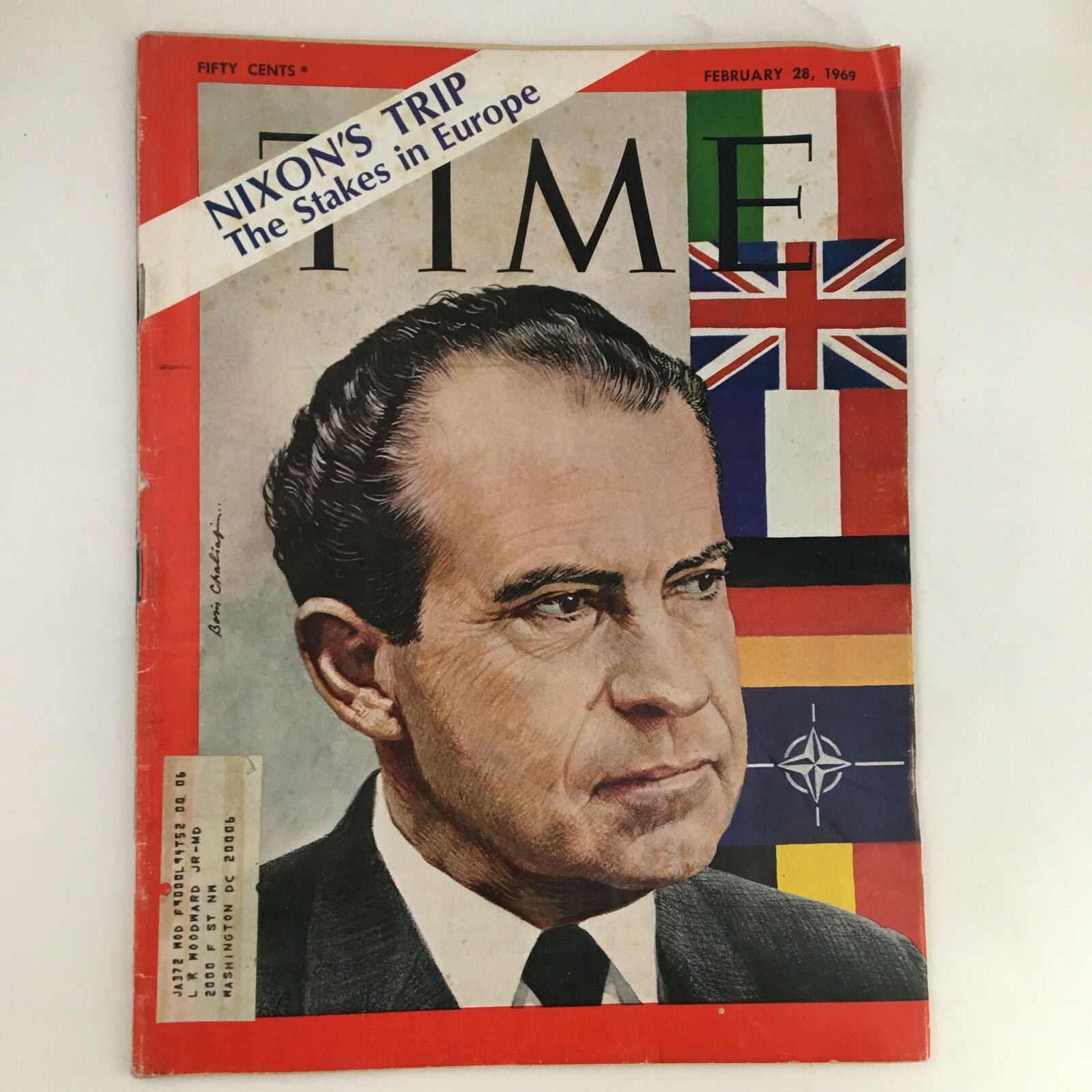 Time Magazine February 28 1969 Vol. 93 No. 9 Richard Nixon's Trip to Europe