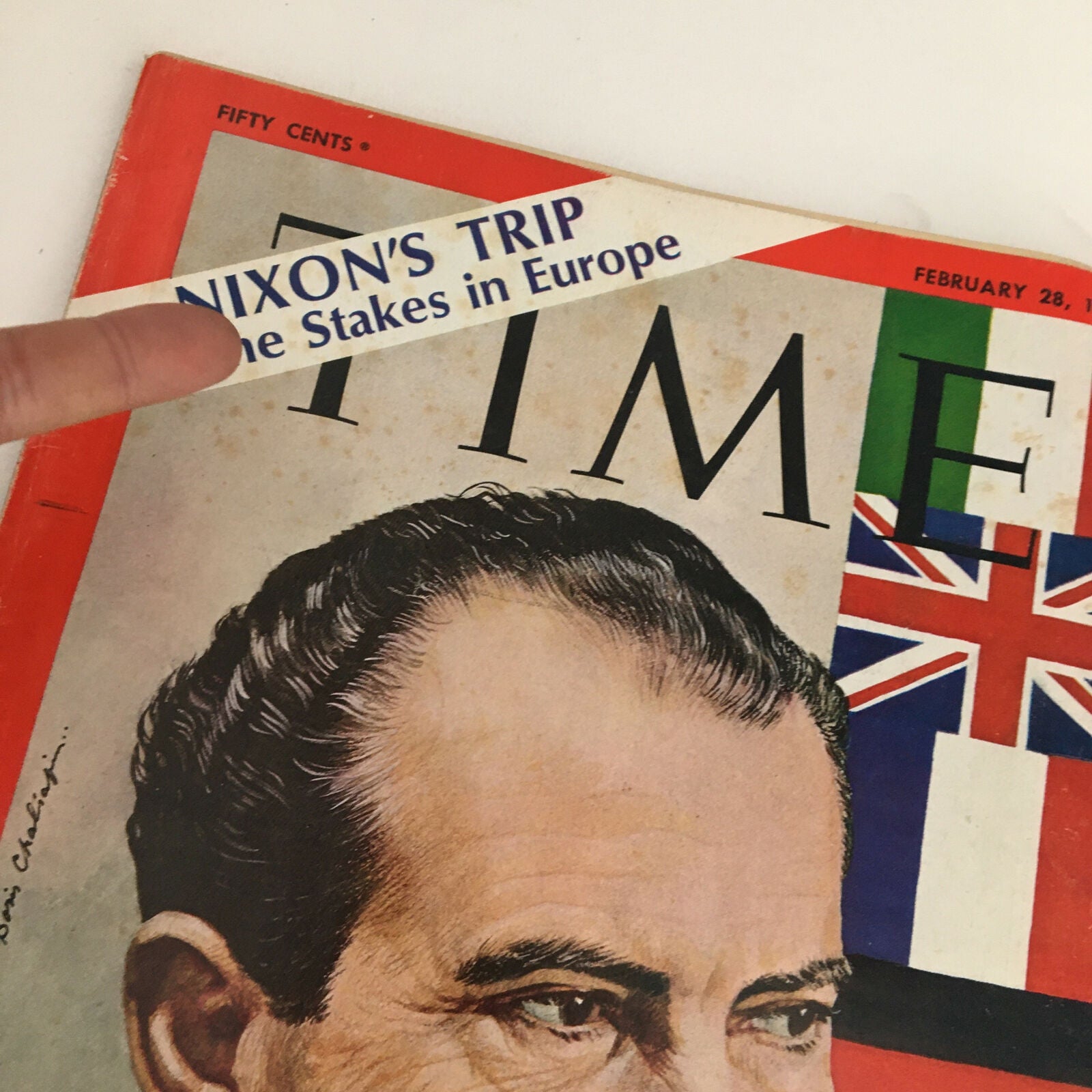 Time Magazine February 28 1969 Vol. 93 No. 9 Richard Nixon's Trip to Europe