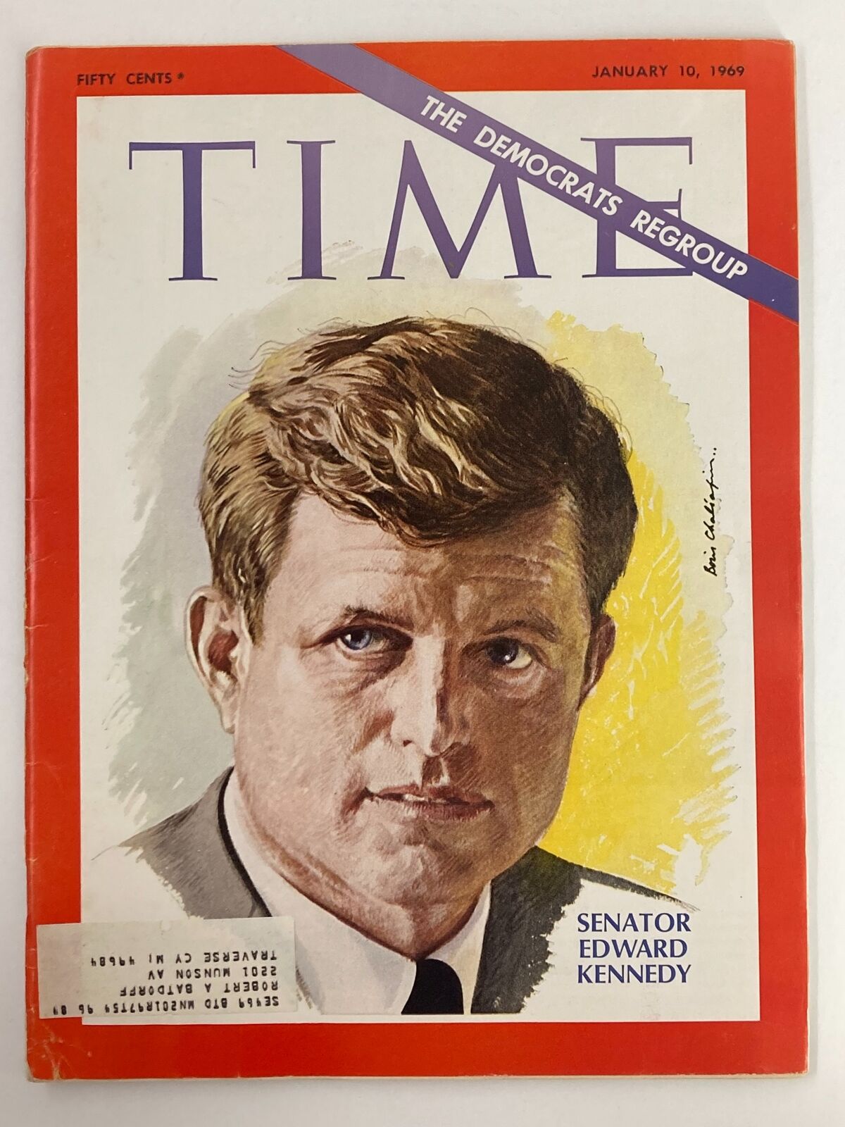 VTG Time Magazine January 10 1969 Senator Edward Kennedy