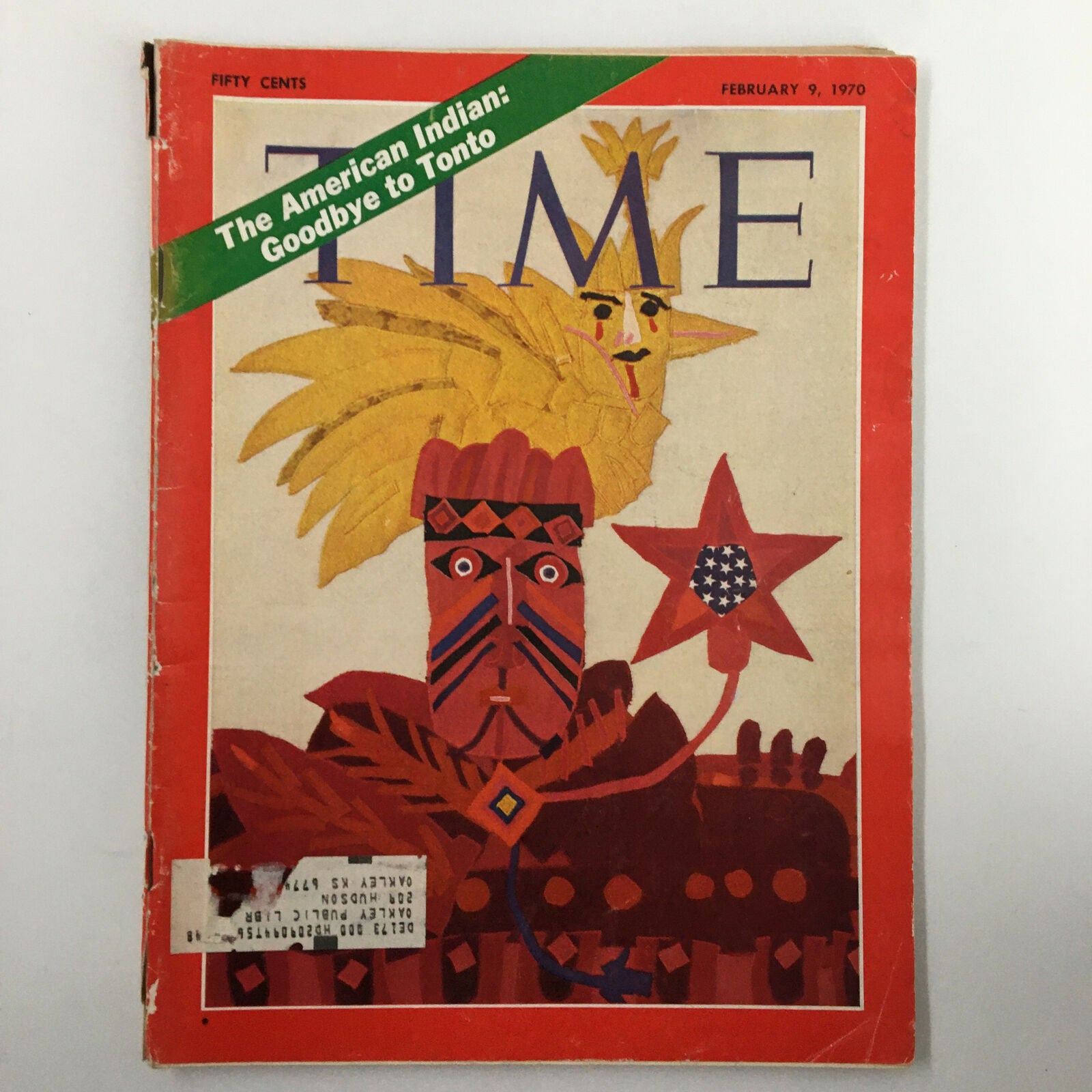 VTG Time Magazine February 9 1970 American Indian Goodbye to Tonto