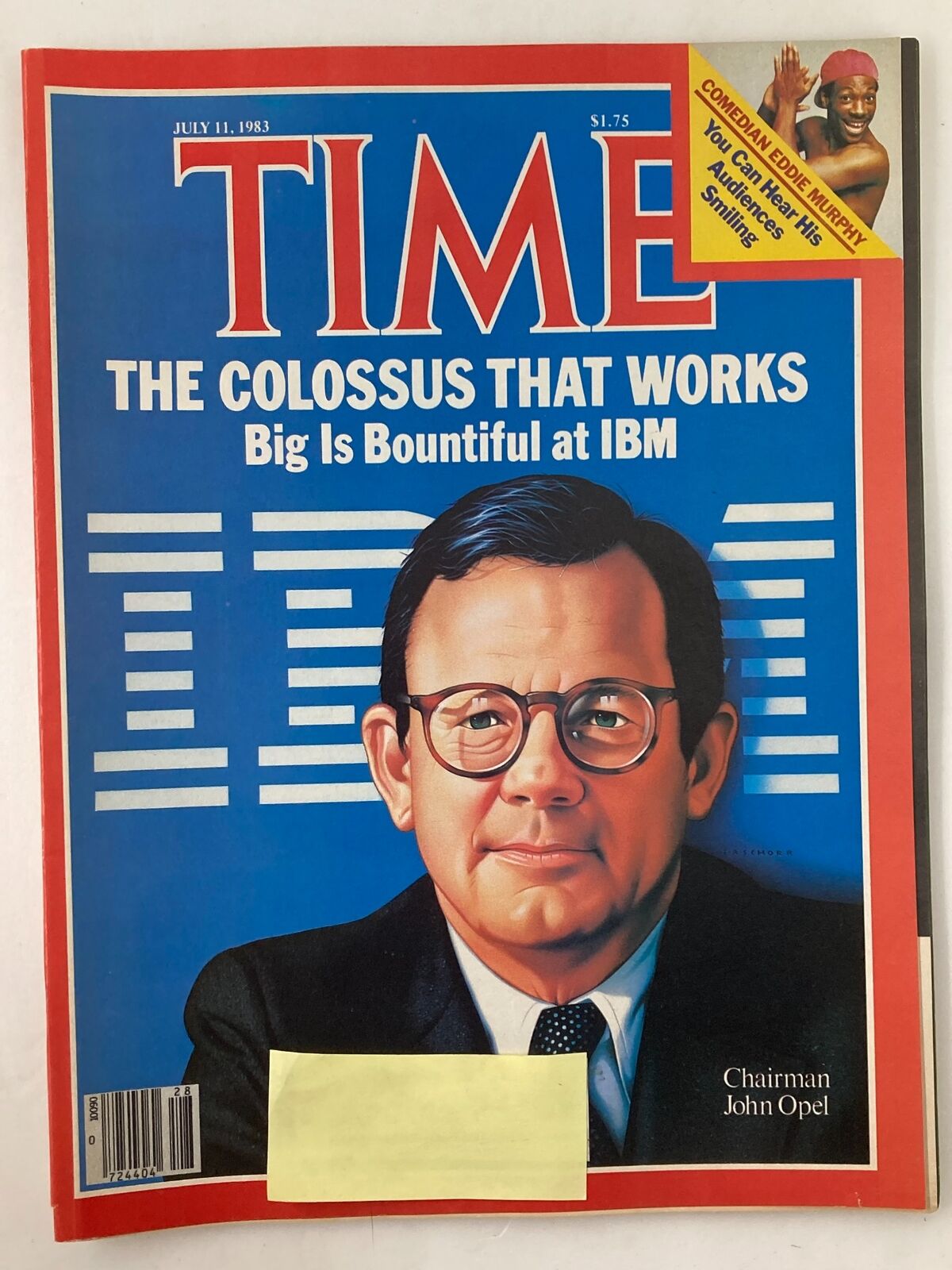 VTG Time Magazine July 11 1983 Chairman John Opel The Colossus That Works