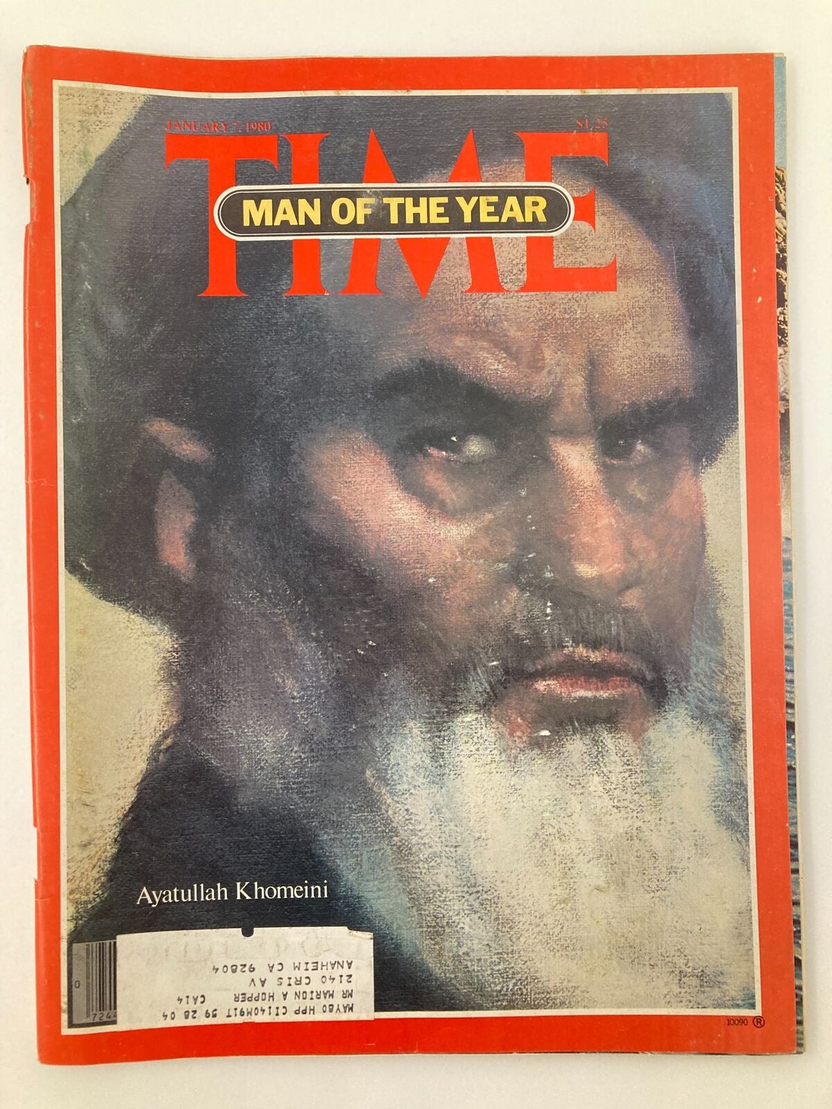 VTG Time Magazine January 7 1980 Ayatullah Khomeini Man of the Year