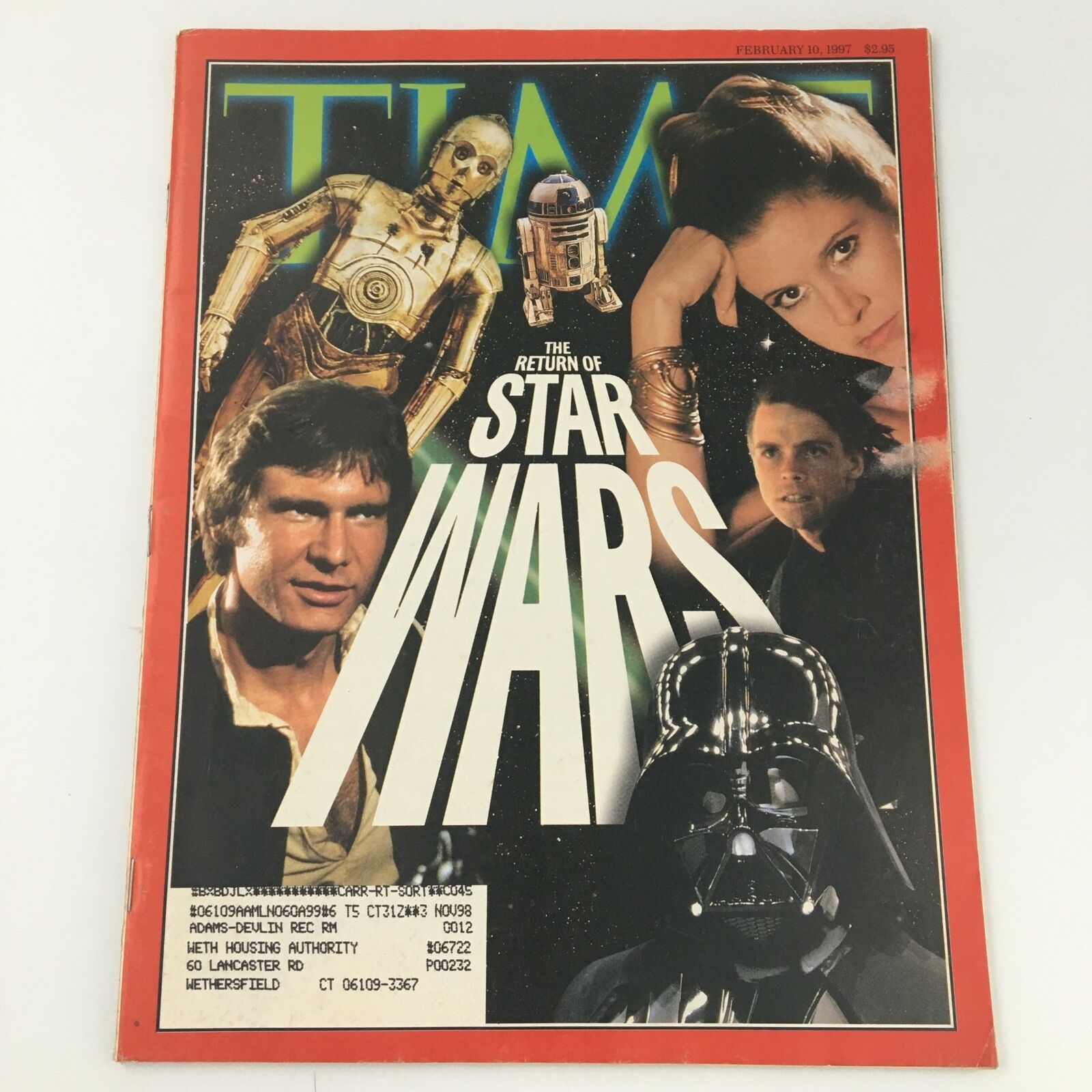 Time Magazine February 10 1997 The Return of Star Wars, Harrison Ford Star