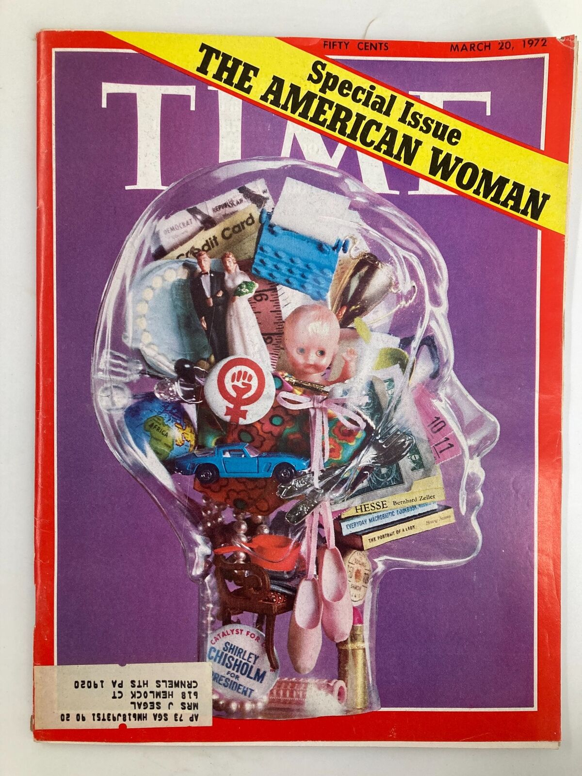 VTG Time Magazine March 20 1972 The American Woman A Special Issue