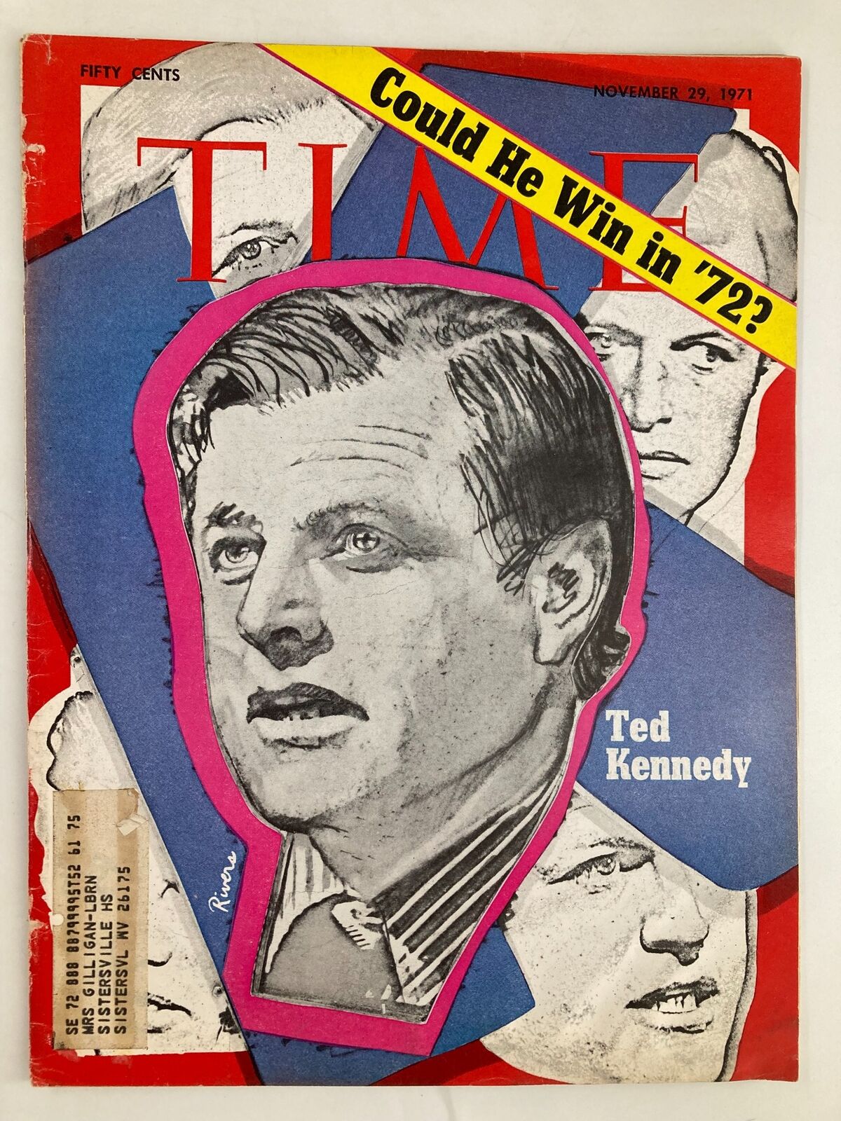 VTG Time Magazine November 29 1971 Ted Kennedy Could He Win in 1972?