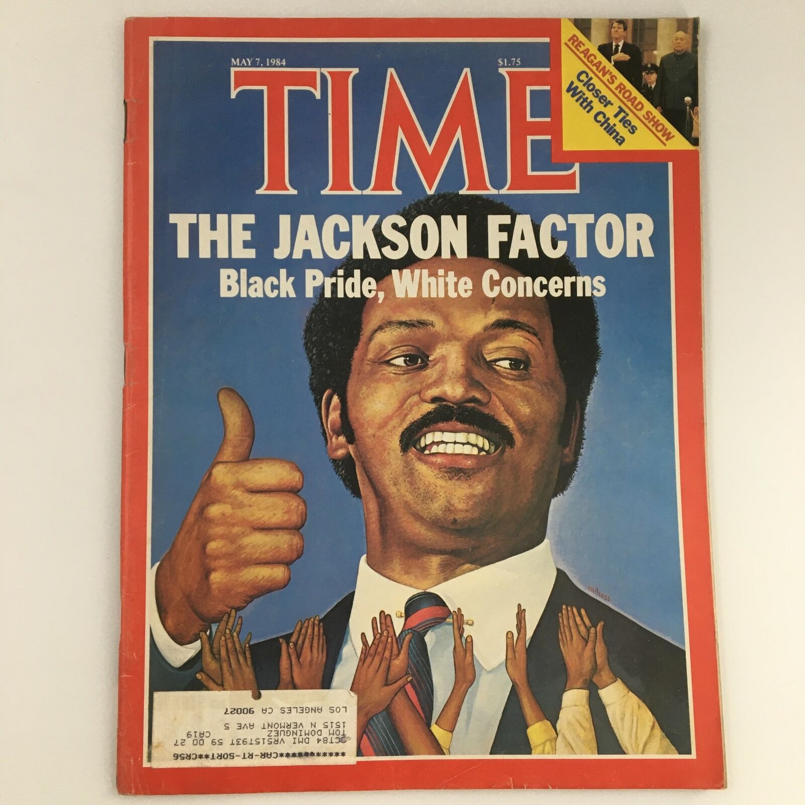 VTG Time Magazine May 7 1984 Jesse Jackson Factor, Black Pride, White Concerns