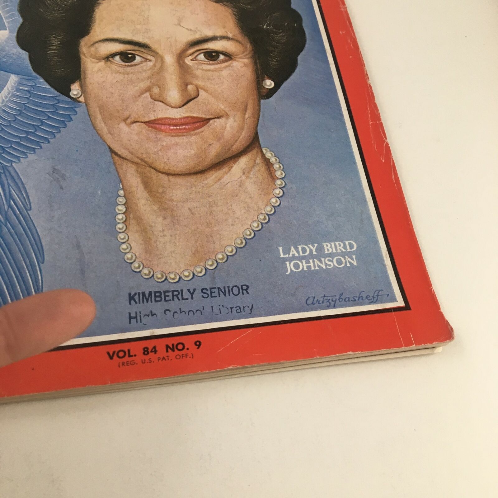 Time Magazine August 28 1964 First Lady, Lady Bird Johnson No Label