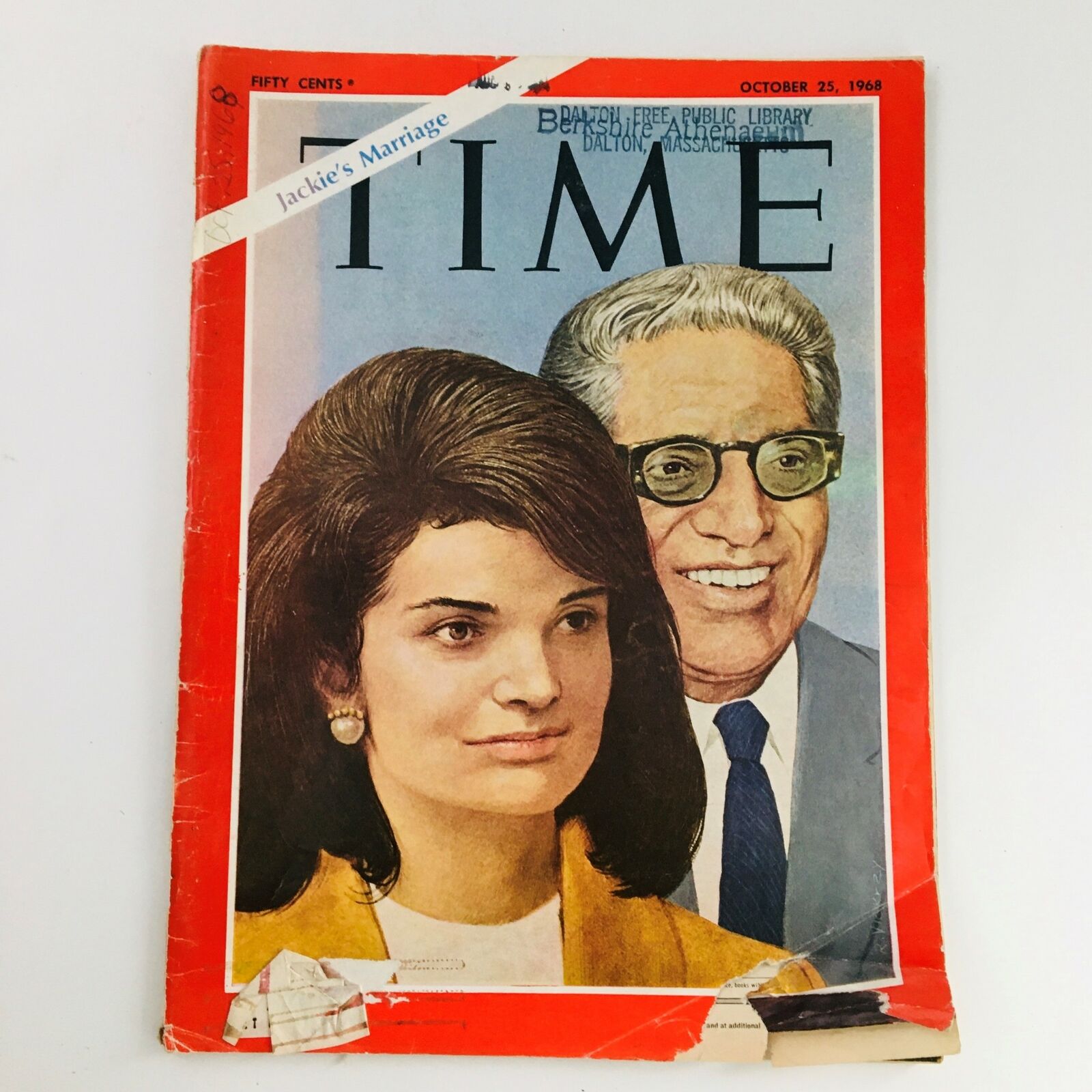 Time Magazine October 25 1968 Jacqueline Kennedy & Aristotle Onassis Marriage