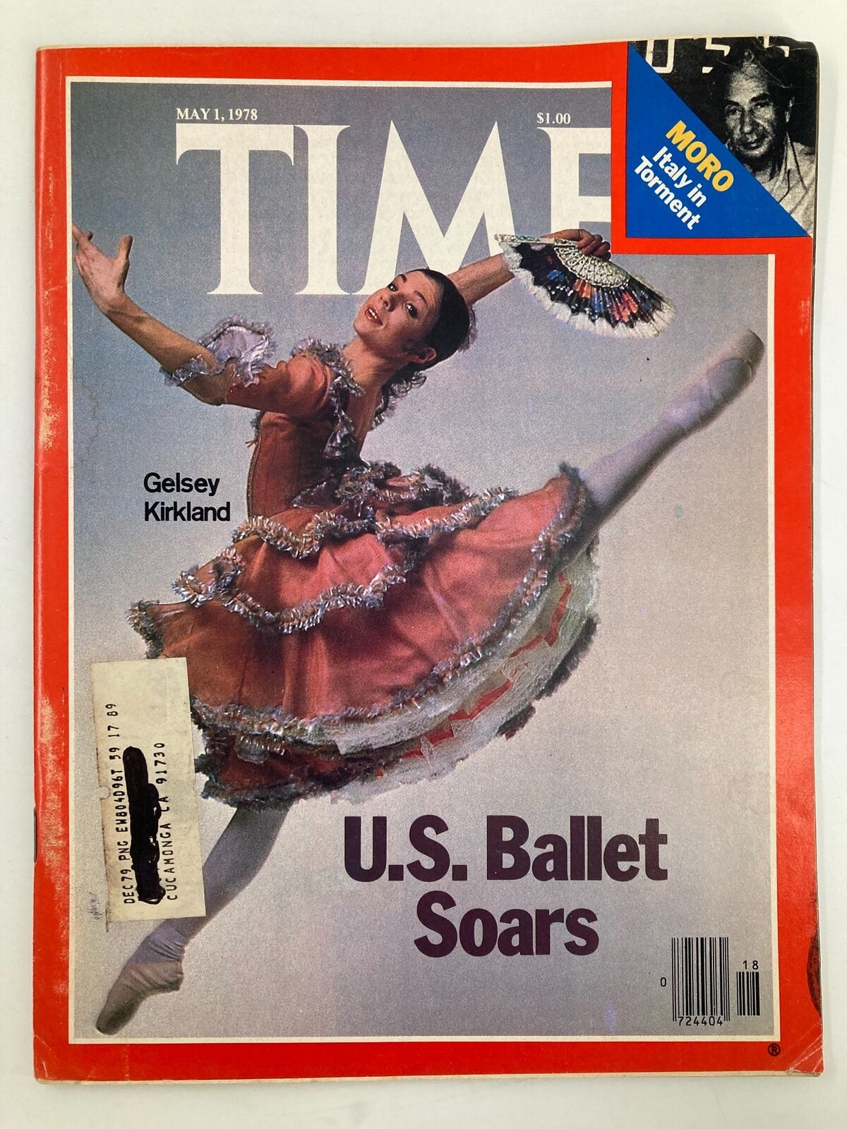 VTG Time Magazine May 1 1978 Gelsey Kirkland U.S. Ballet Soars