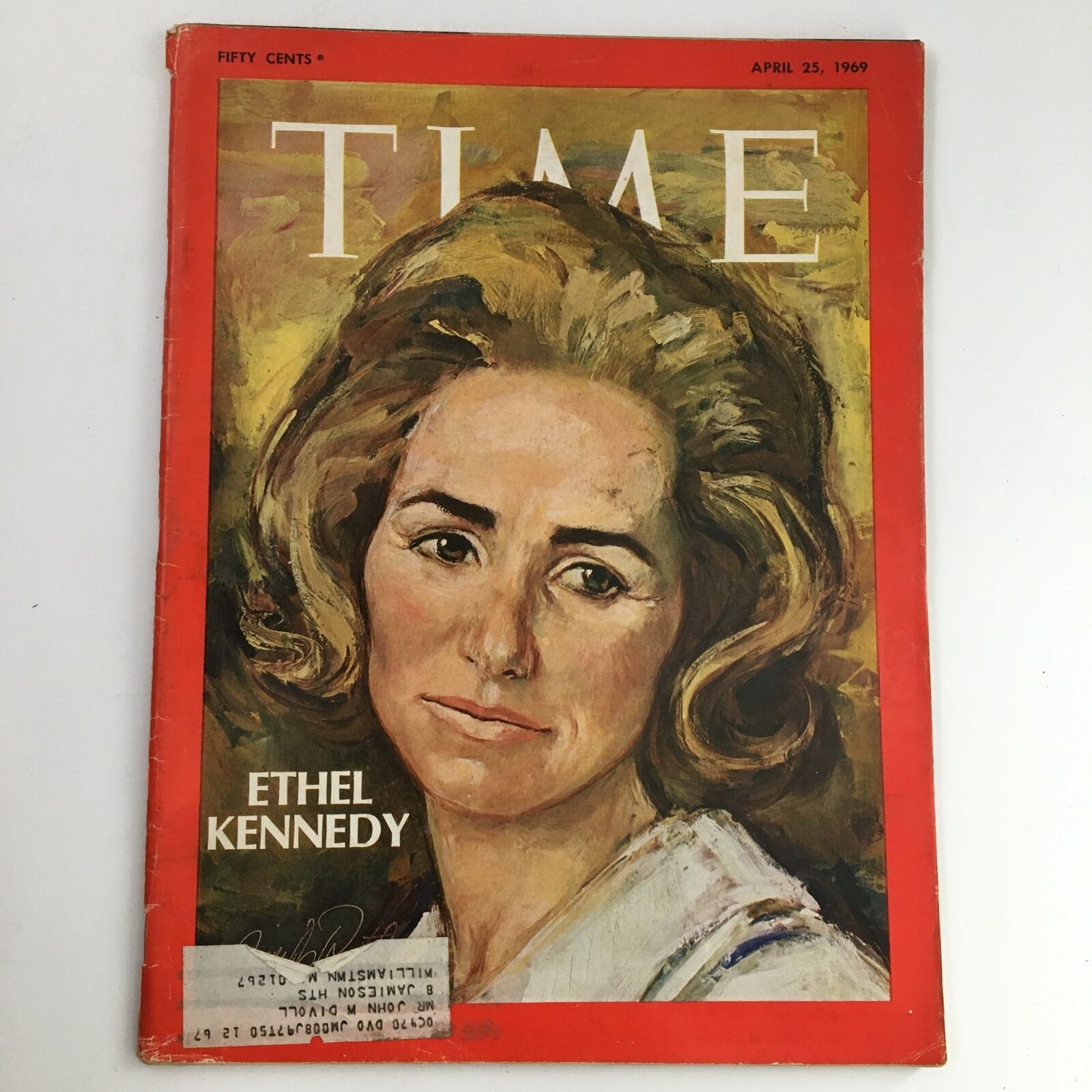 Time Magazine April 25 1969 Vol 93 #17 Human Rights Advocate Ethel Kennedy