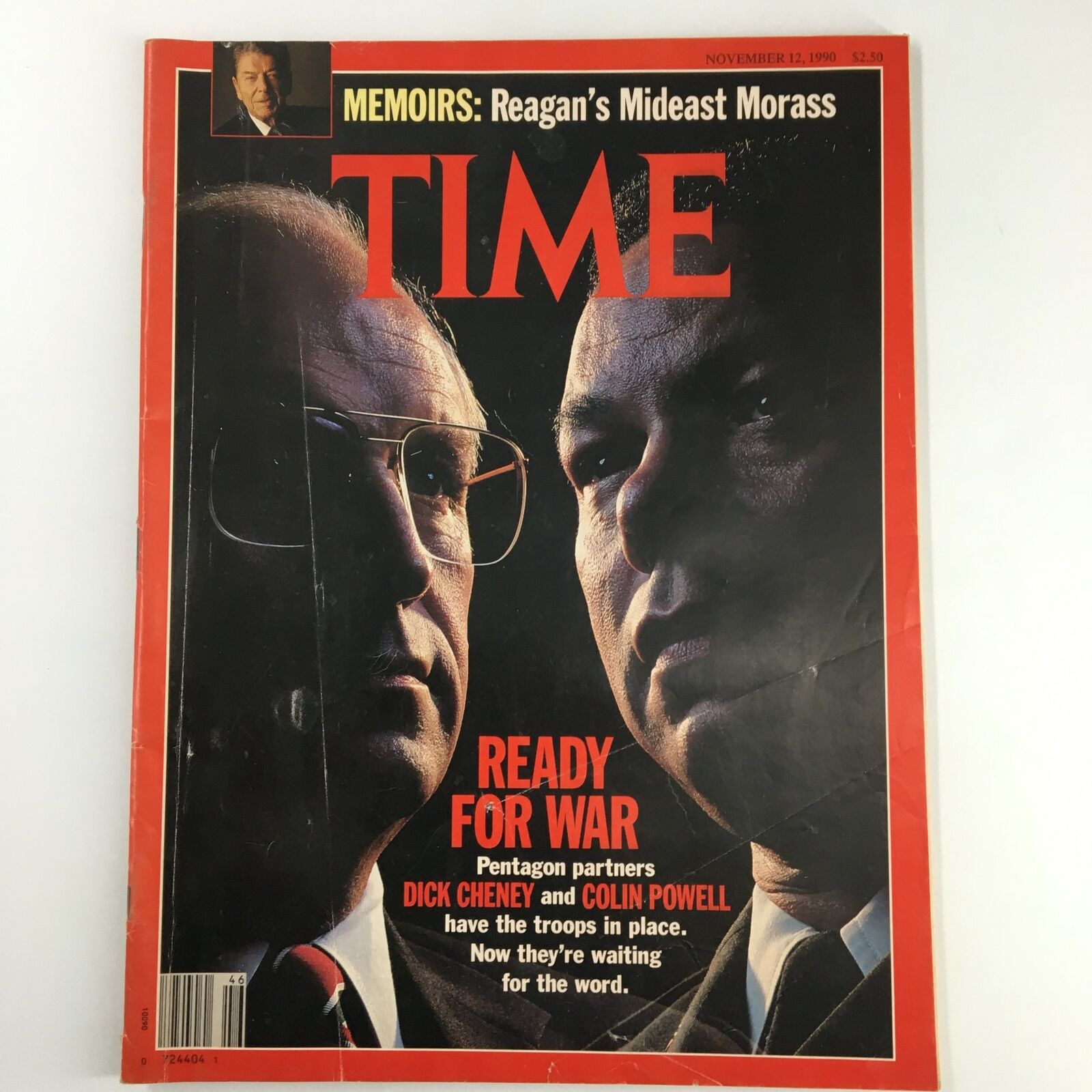 Time Magazine November 12 1990 Dick Cheney and Colin Powell No Label