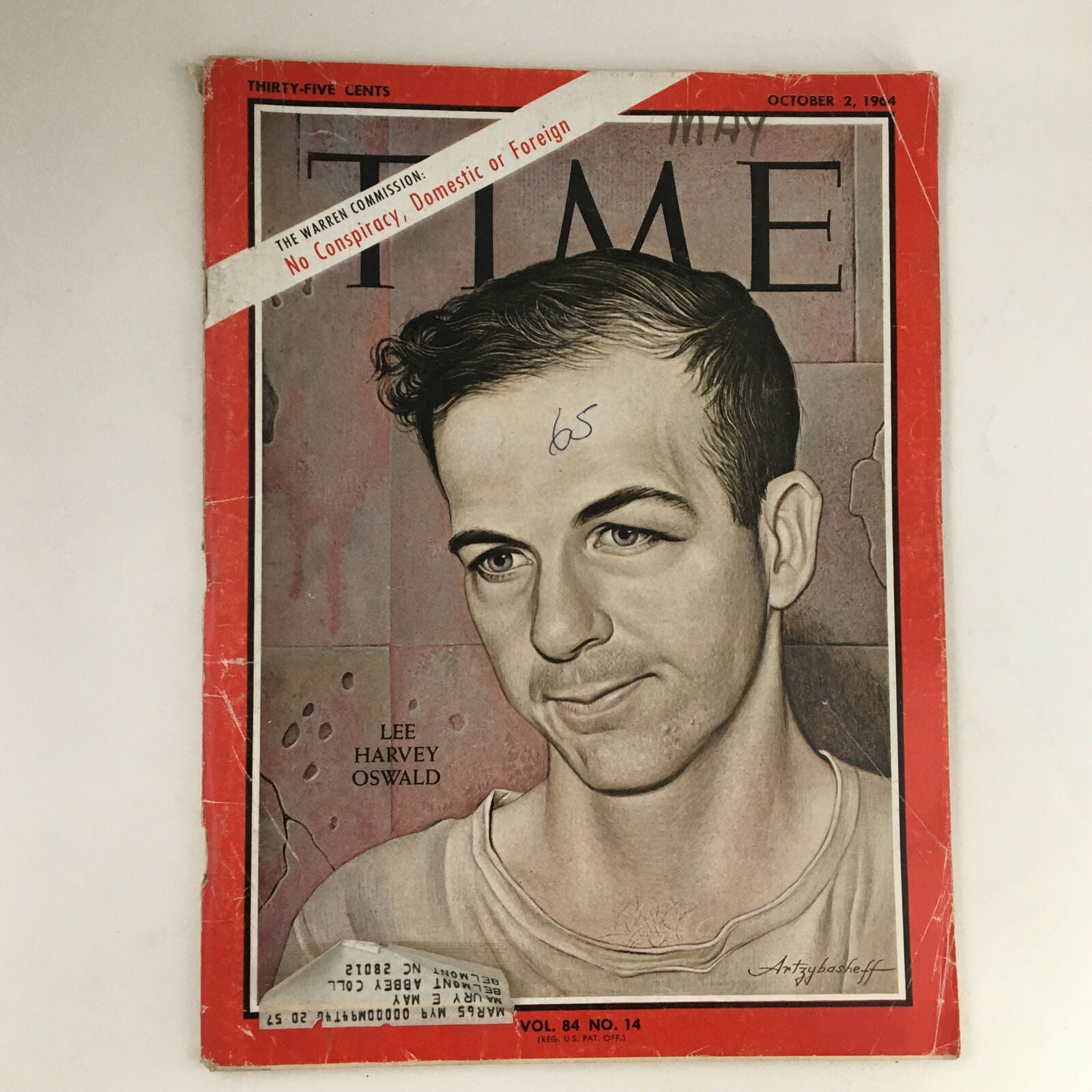 Time Magazine October 2 1964 Vol. 84 No. 14 Lee Harvey Oswald No Conspiracy