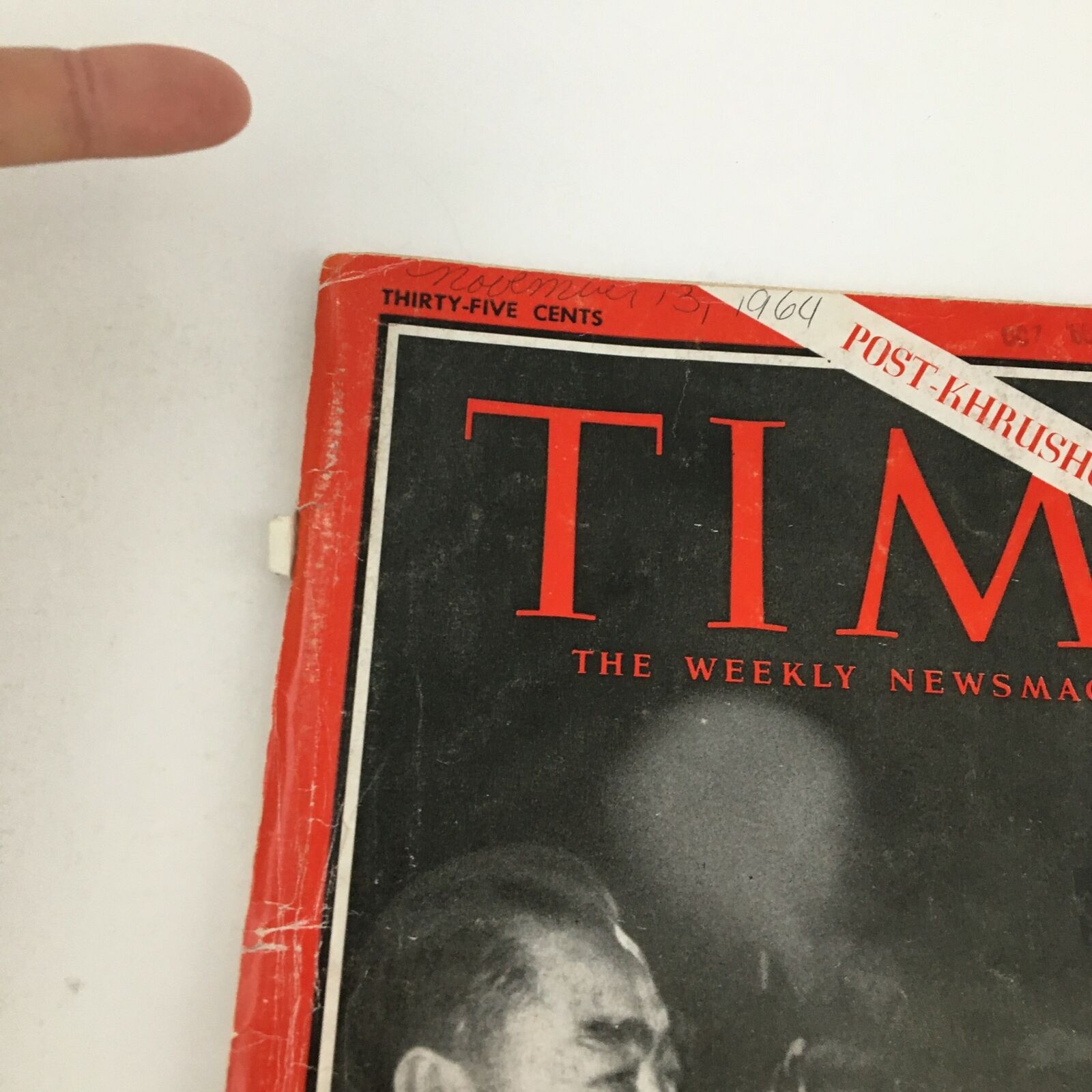 Time Magazine November 13 1964 Chou En-Lai & Russia's Alexei Kosygin No Label