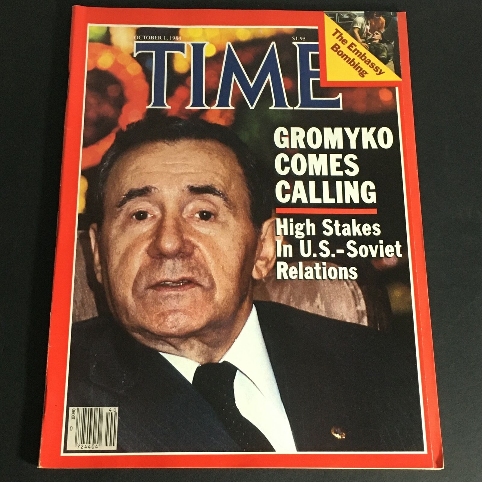 VTG Time Magazine October 1 1984 - Andrei Gromyko / The Embassy Bombing