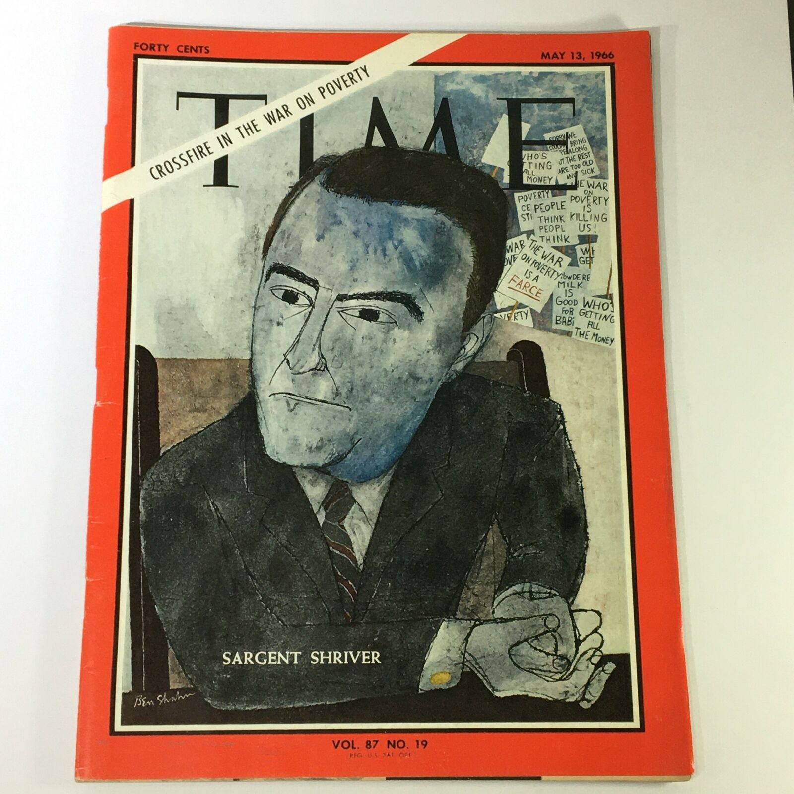 VTG Time Magazine May 13 1966 - American Politician Sargent Shriver