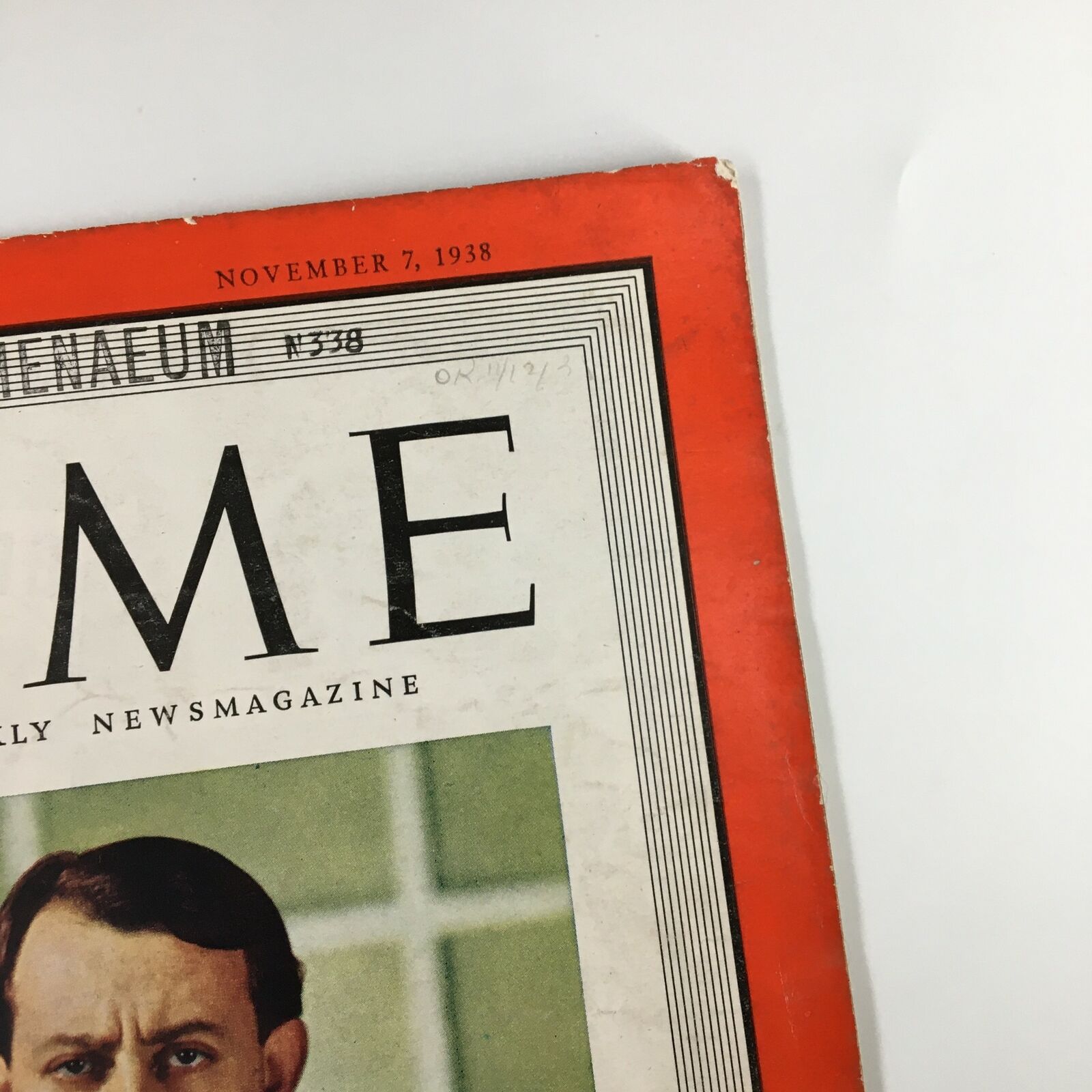 VTG Time Magazine November 7 1938 Vol. 32 No. 19 Golden Legend Andre Malraux