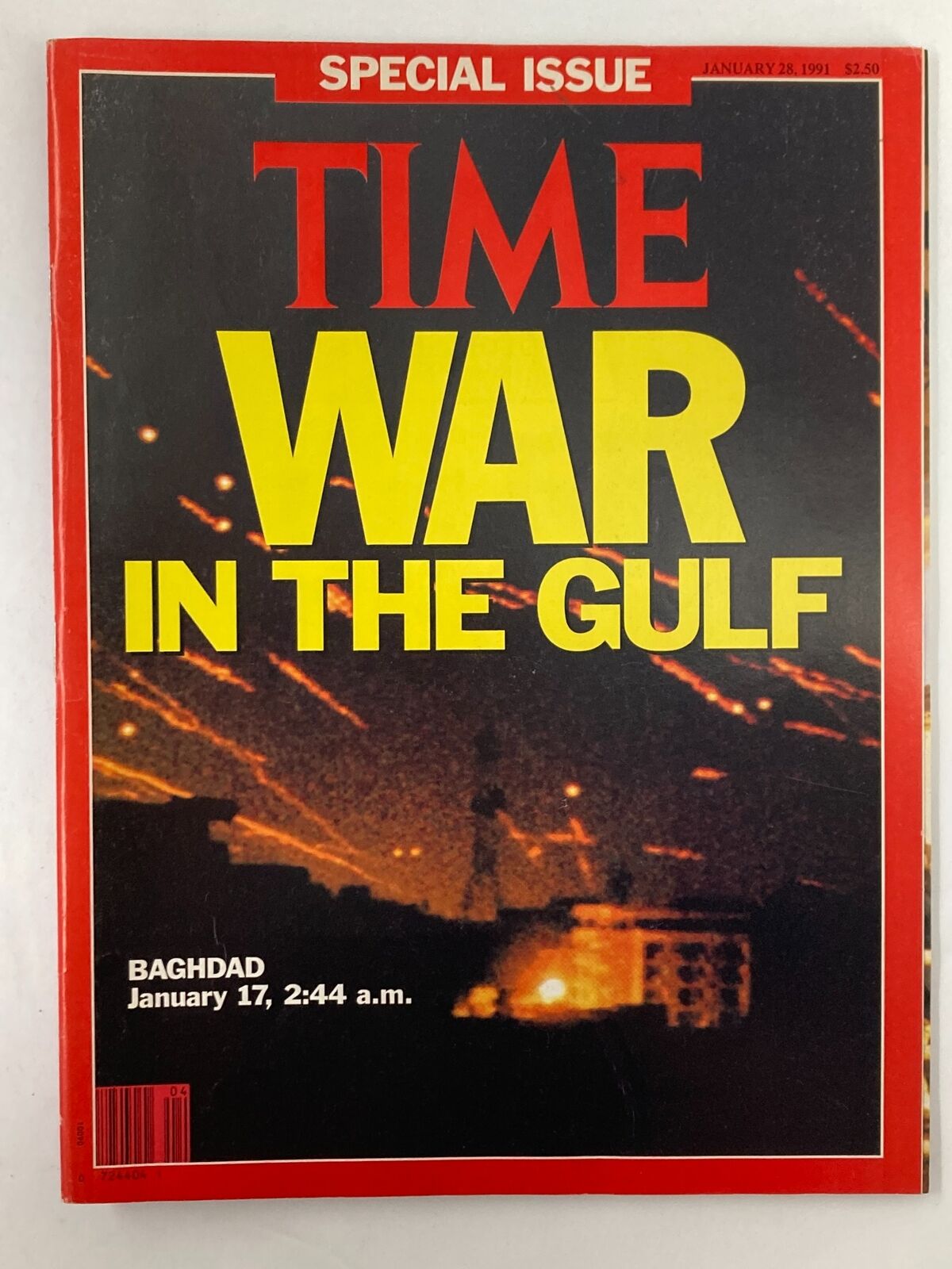 Time Magazine January 28 1991 War In The Gulf Baghdad January 17 VG No Label