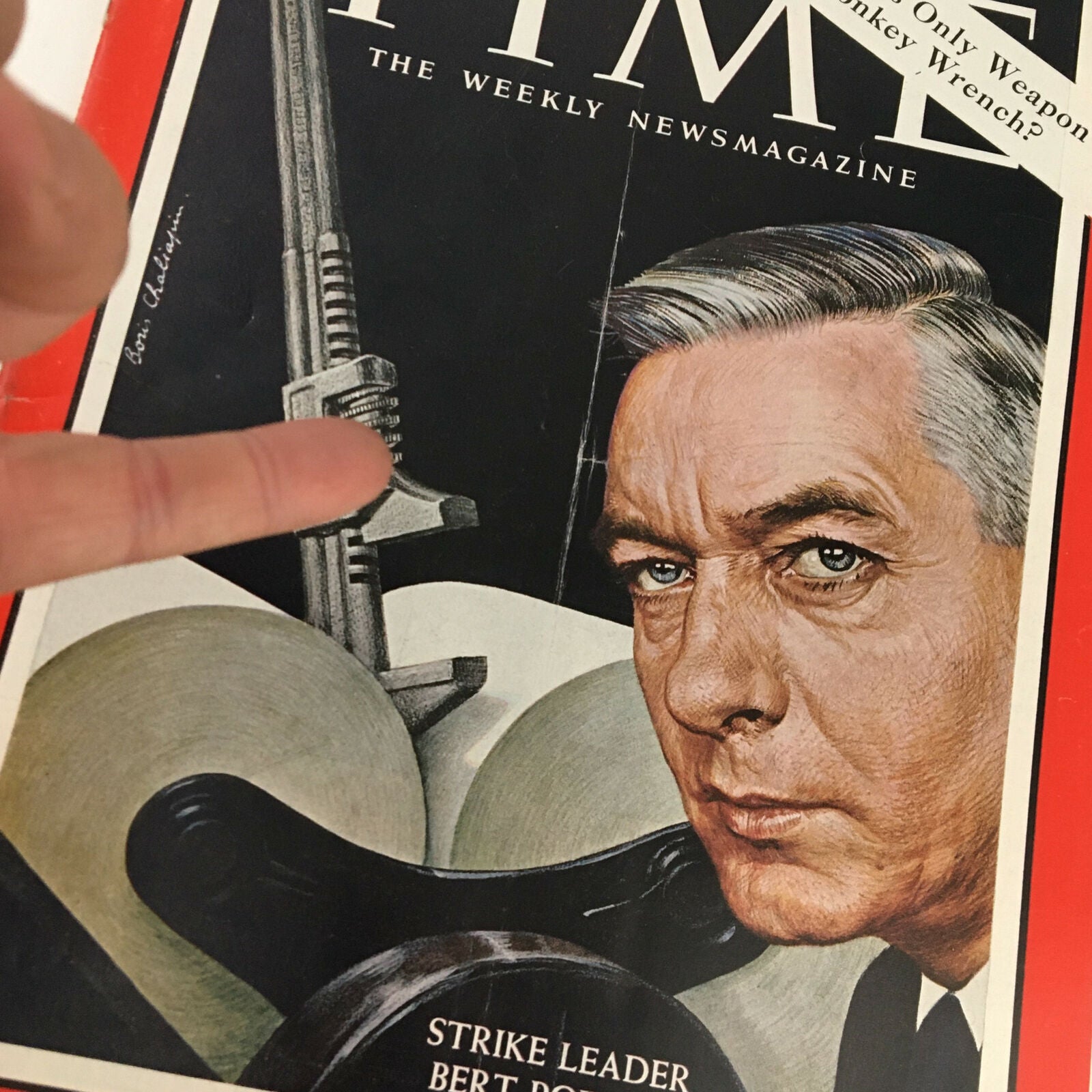 Time Magazine March 1 1963 Vol. 81 No. 9 Strike Leader Bert Powers No Label