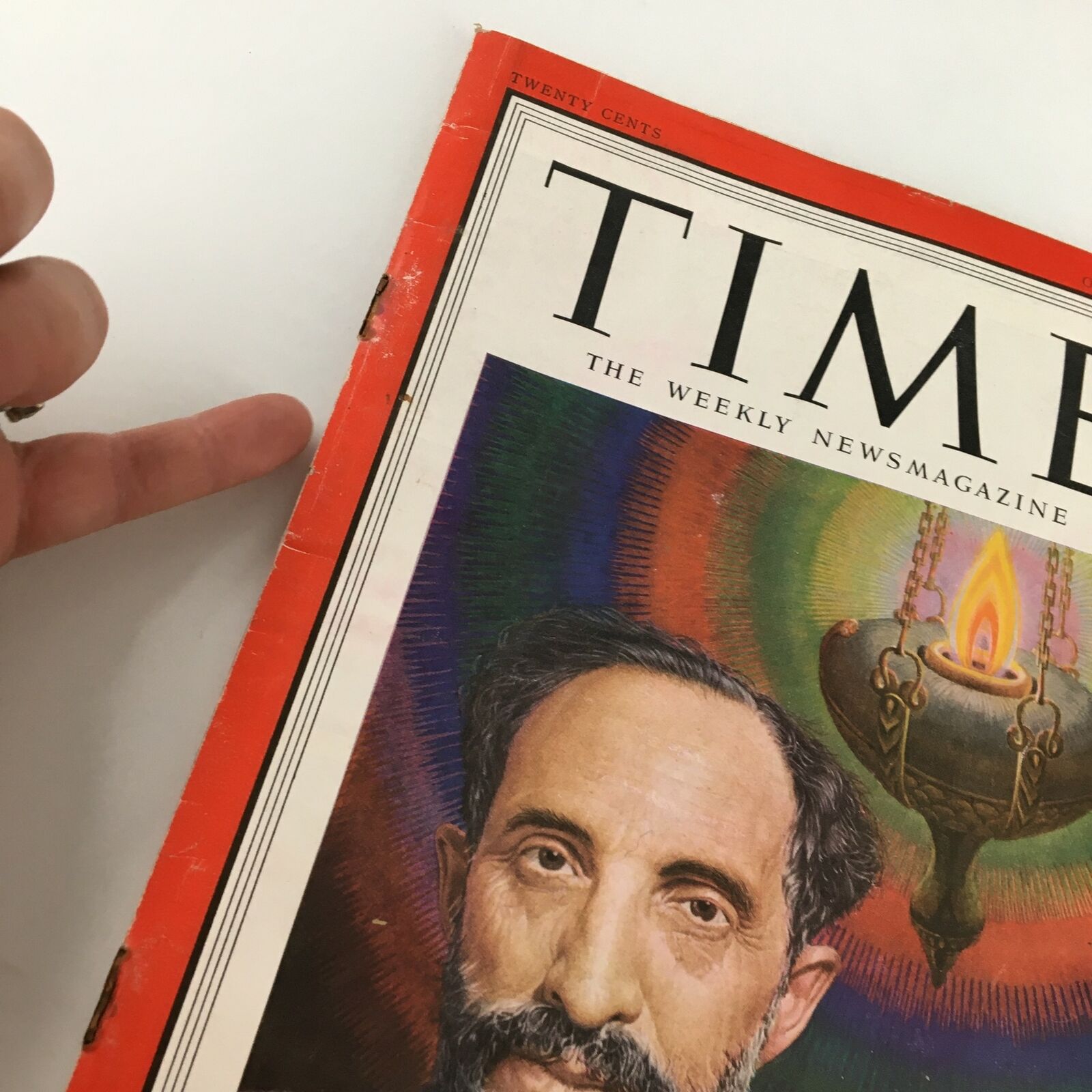 VTG Time Magazine October 15 1951 Vol. 58 No. 16 Rabbi Louis Finkelstein