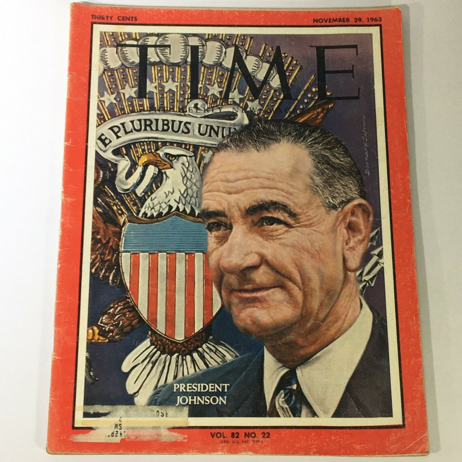 VTG Time Magazine November 29 1963 Vol 82 #22 U.S. President Lyndon B. Johnson