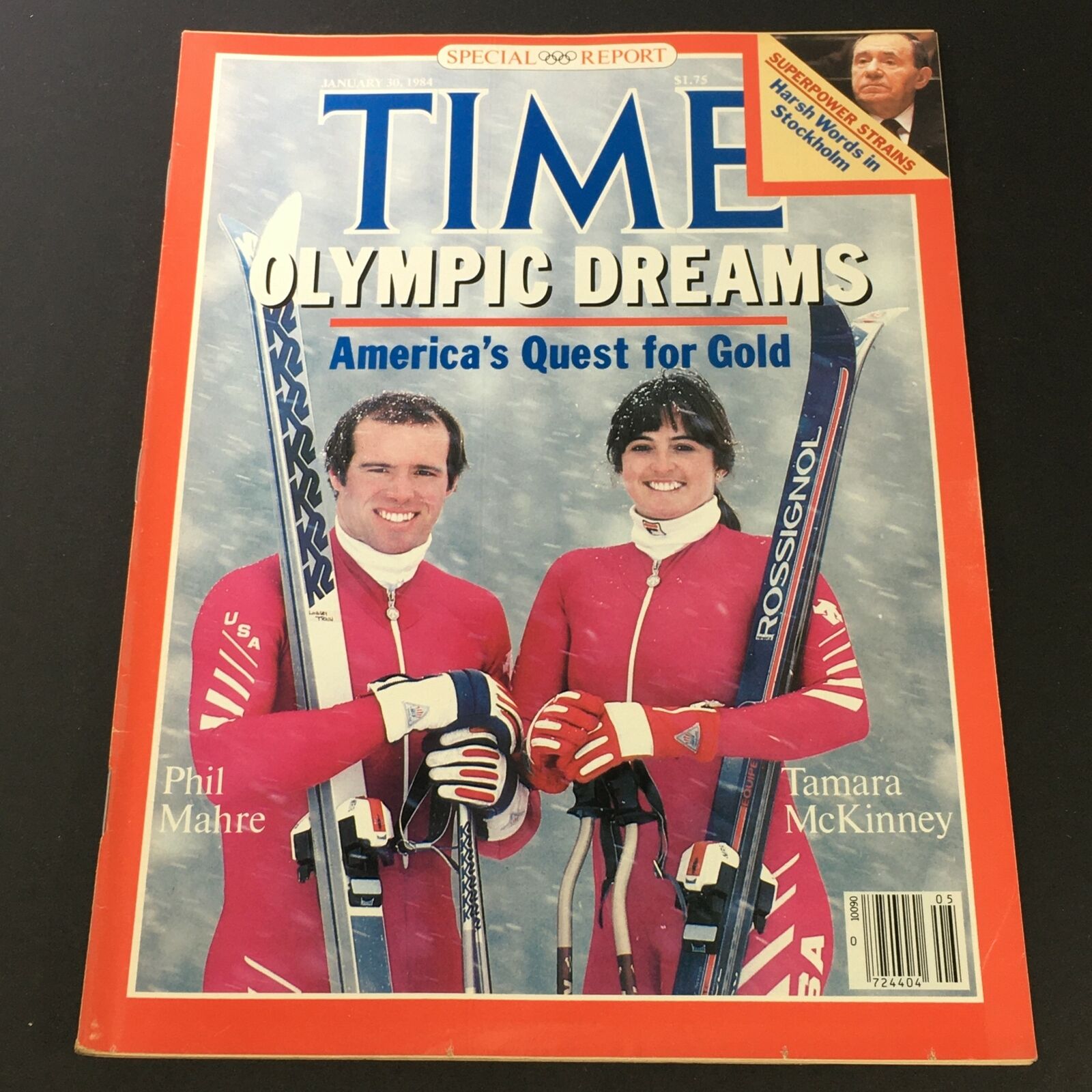 VTG Time Magazine January 30 1984 - Phil Mahre & Tamara McKinney / Newsstand