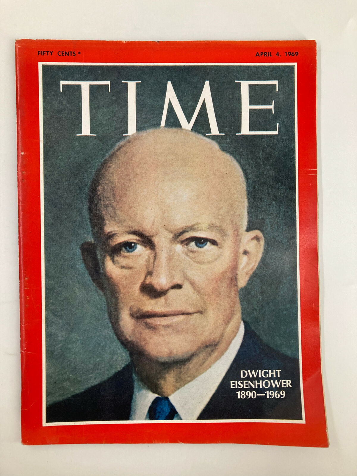 VTG Time Magazine April 4 1969 The Late Dwight Eisenhower 1890 - 1969 No Label