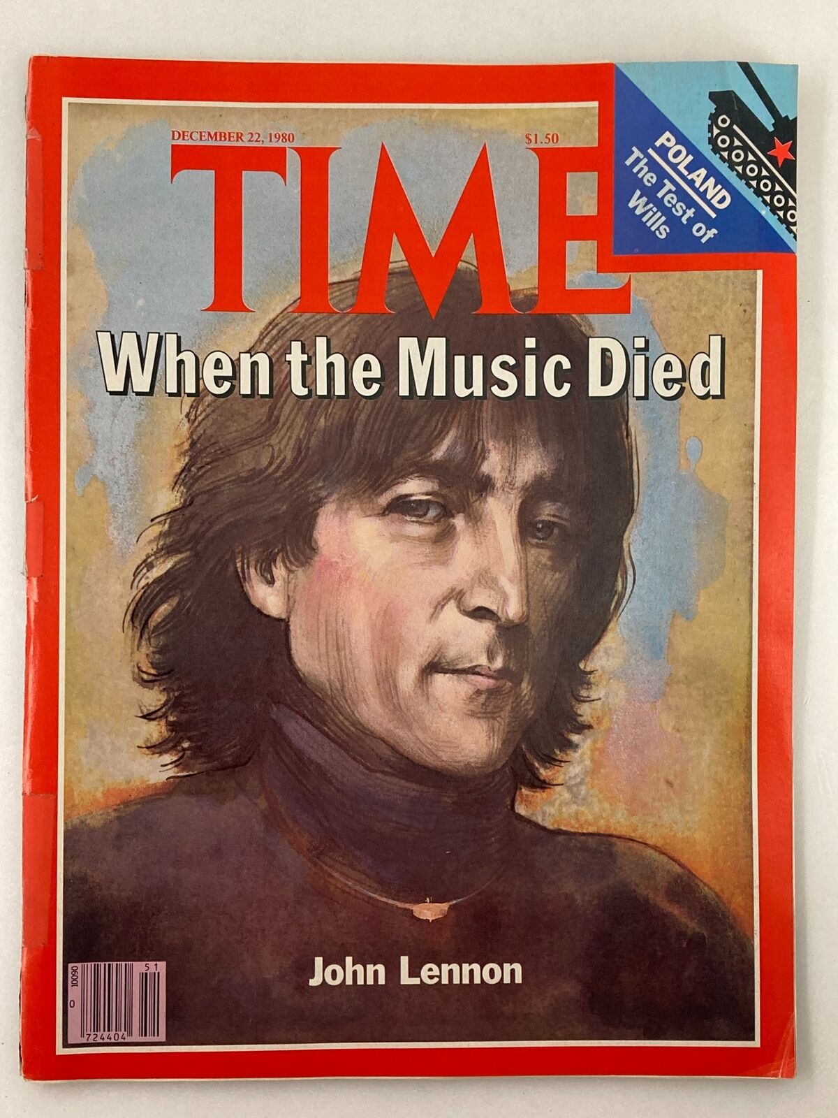 VTG Time Magazine December 22 1980 John Lennon When The Music Died No Label