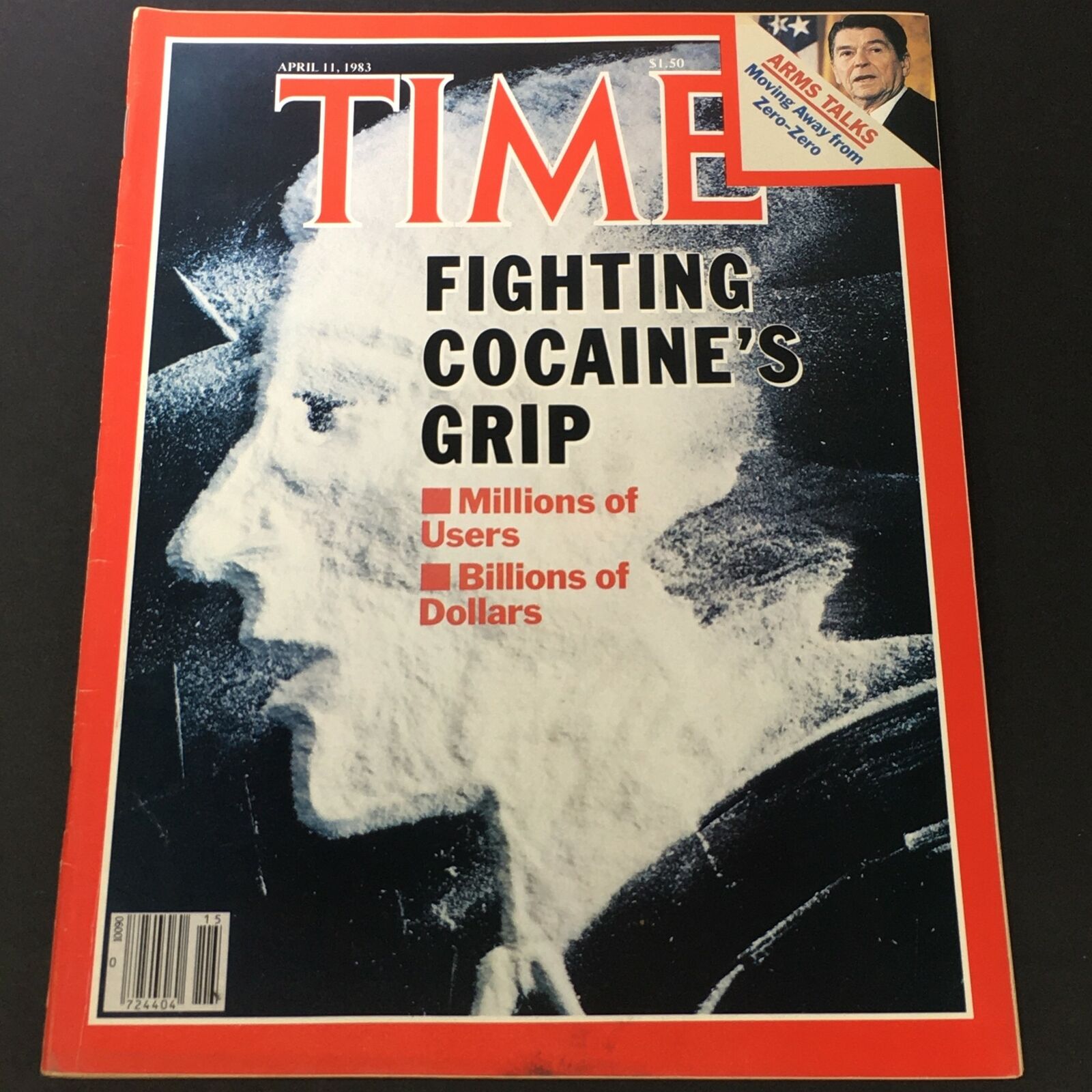 VTG Time Magazine April 11 1983 - Ronald Reagan / Fighting Cocaine's Grip