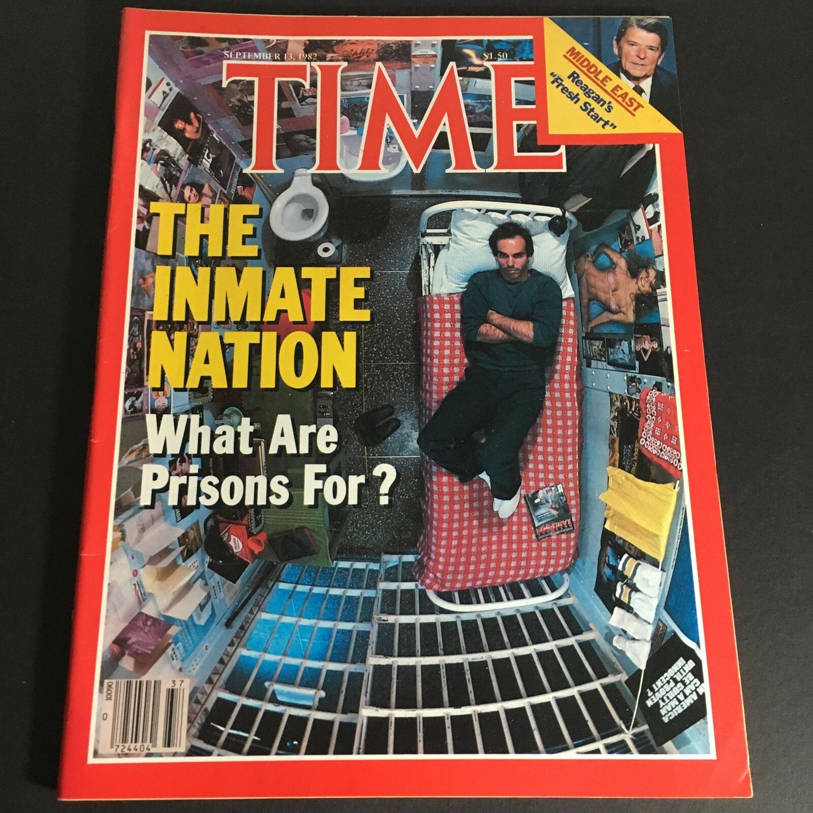 VTG Time Magazine September 13 1982 - Ronald Reagan / The Inmate Nation