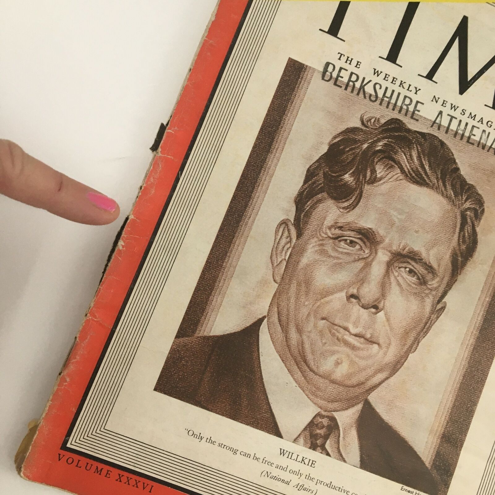 Time Magazine October 21 1940 Vol 36 #17 American Lawyer Wendell Willkie