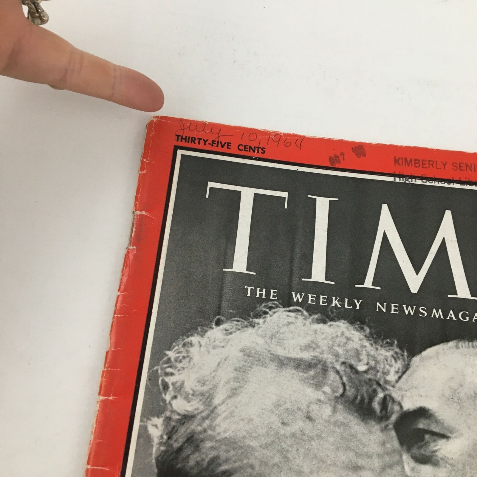 Time Magazine July 10 1964 Everett Dirksen & Barry Goldwater in Chicago No Label