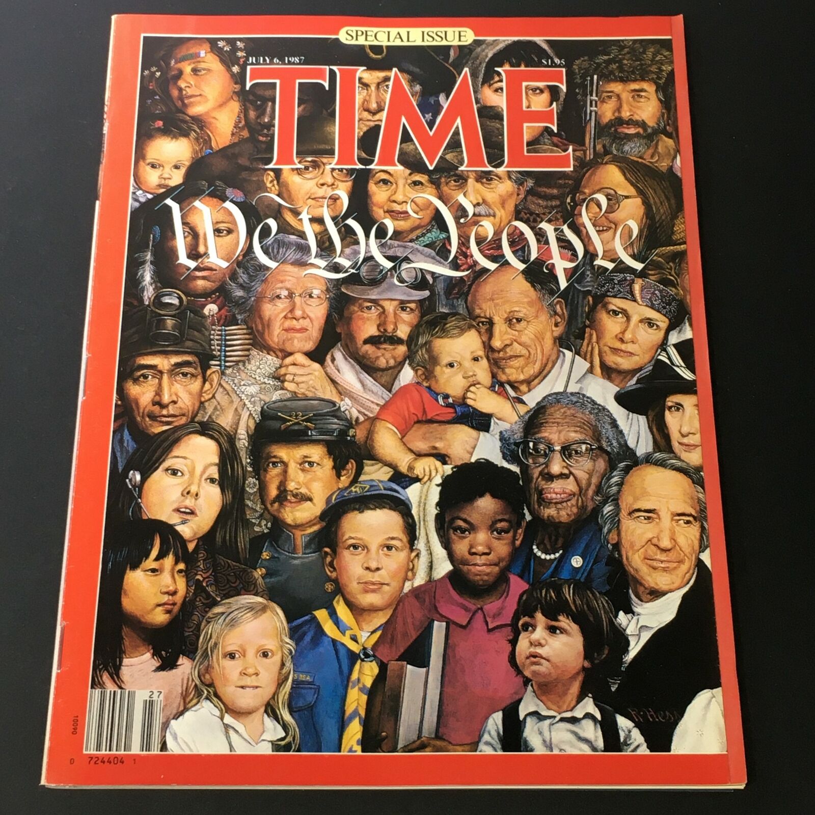 VTG Time Magazine July 6 1987 - Special Issue: We The People / Newsstand