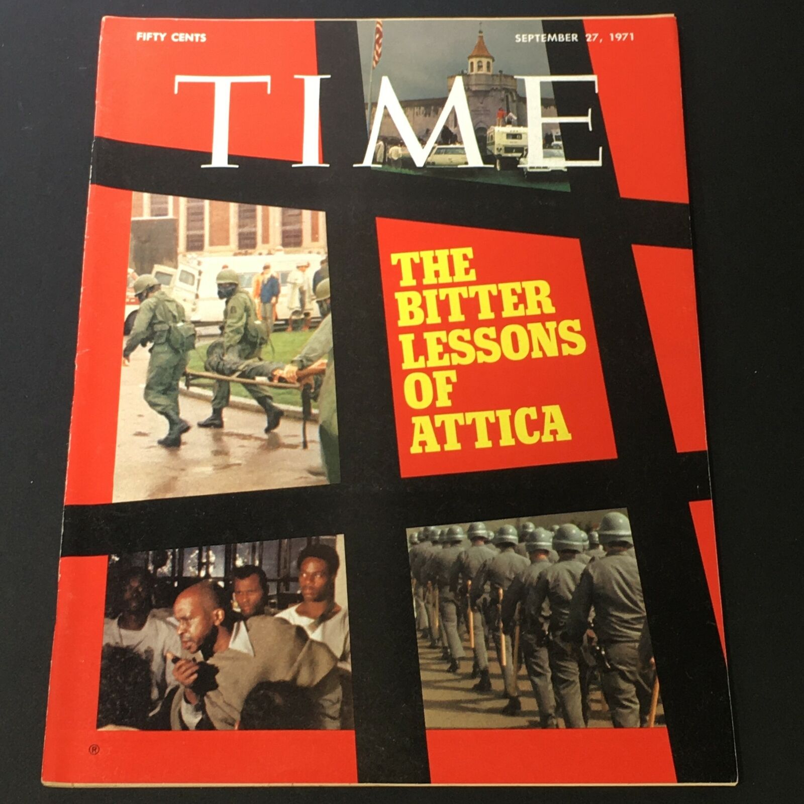 VTG Time Magazine September 27 1971 - The Bitter Lesson of Attica / Newsstand