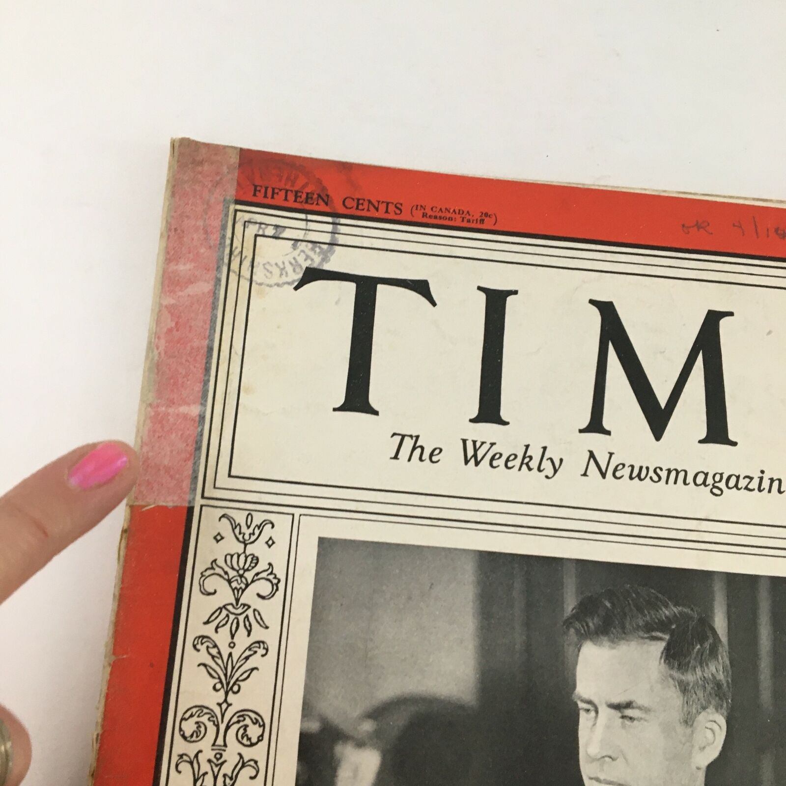 Time Magazine April 10 1933 Vol 21 #15 Sec. of Agriculture Henry A. Wallace