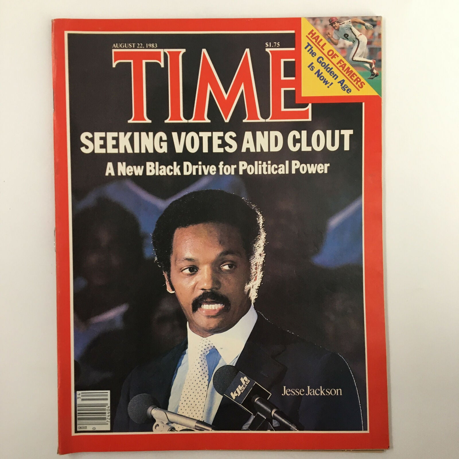 VTG Time Magazine August 22 1983 Jesse Jackson Seeking Votes No Label