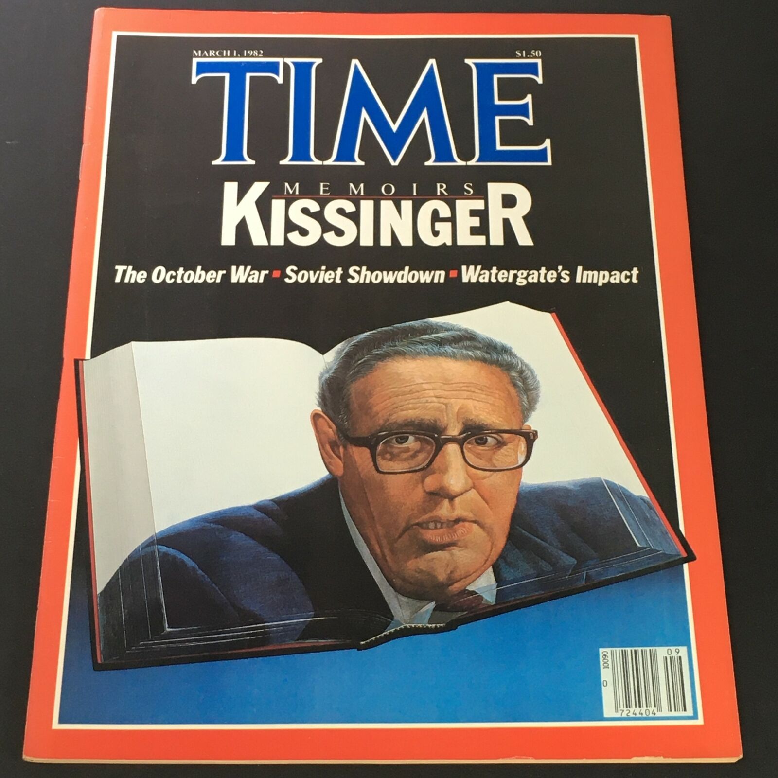 VTG Time Magazine March 1 1982 - Henry Kissinger Memoirs / Watergate's Impact