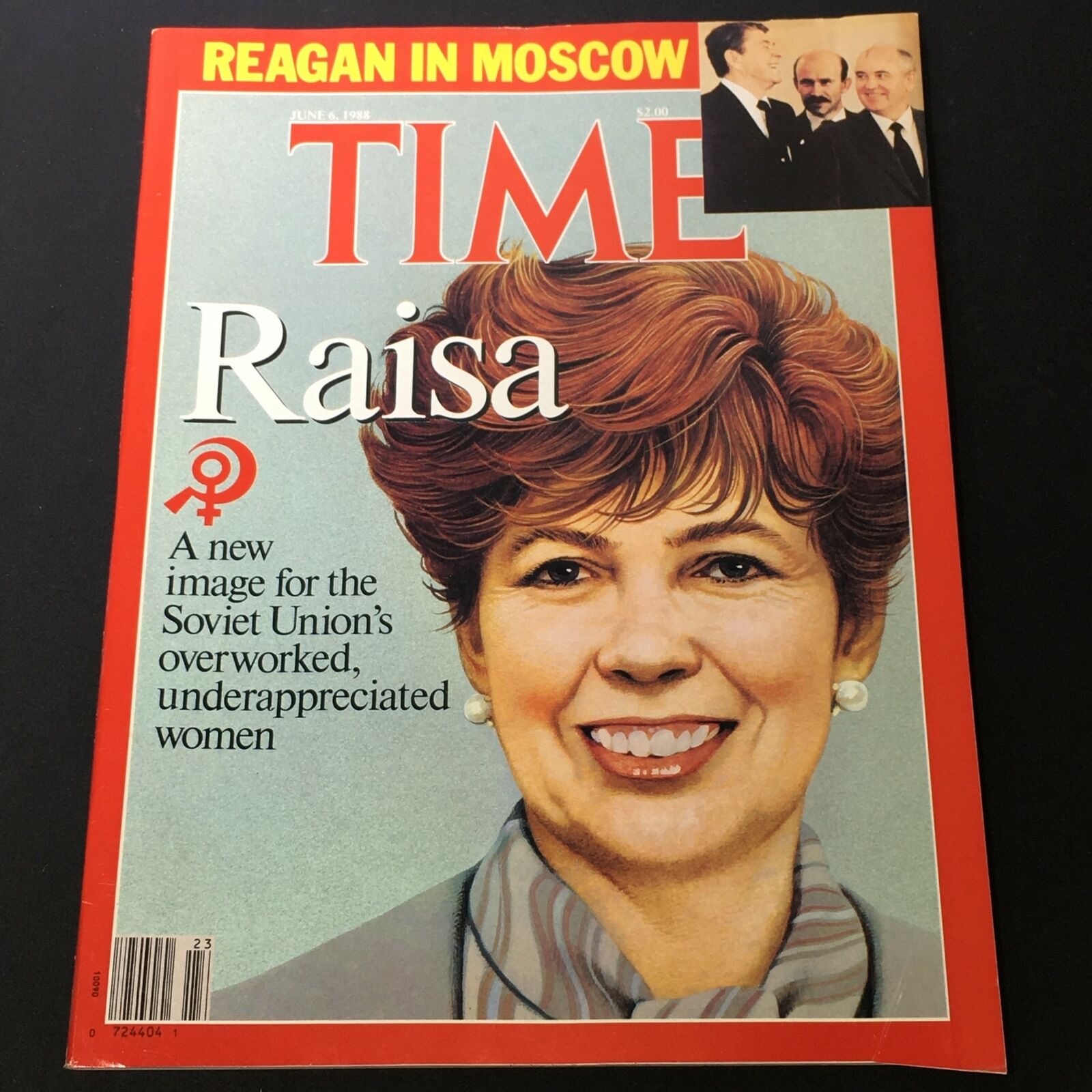 VTG Time Magazine June 6 1988 - Raisa Gorbacheva New Image for Soviet Union