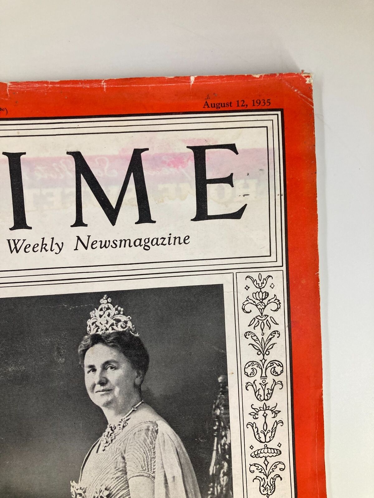 VTG Time Magazine August 12 1935 Vol 26 No. 7 Queen of the Netherlands