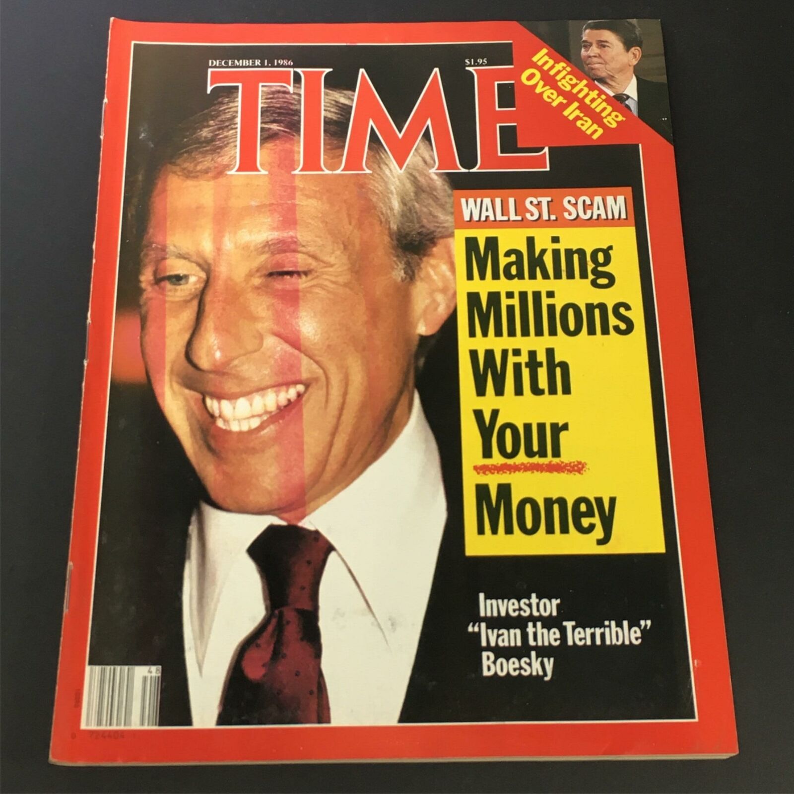 VTG Time Magazine December 1 1986 - Investor Ivan "The Terrible" Boesky