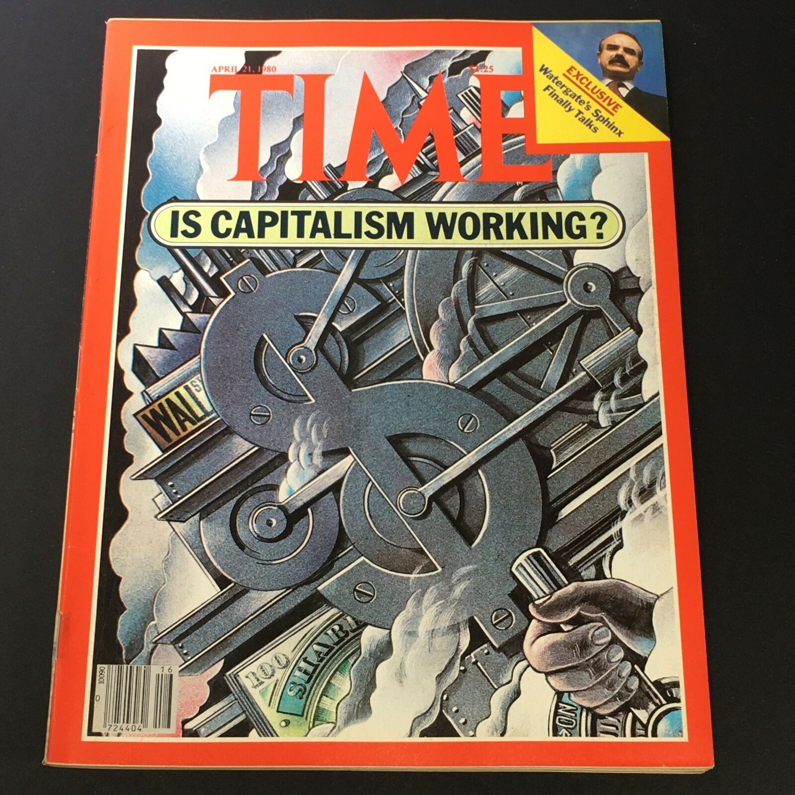 VTG Time Magazine April 21 1980 - Is Capitalism Working? / Newsstand