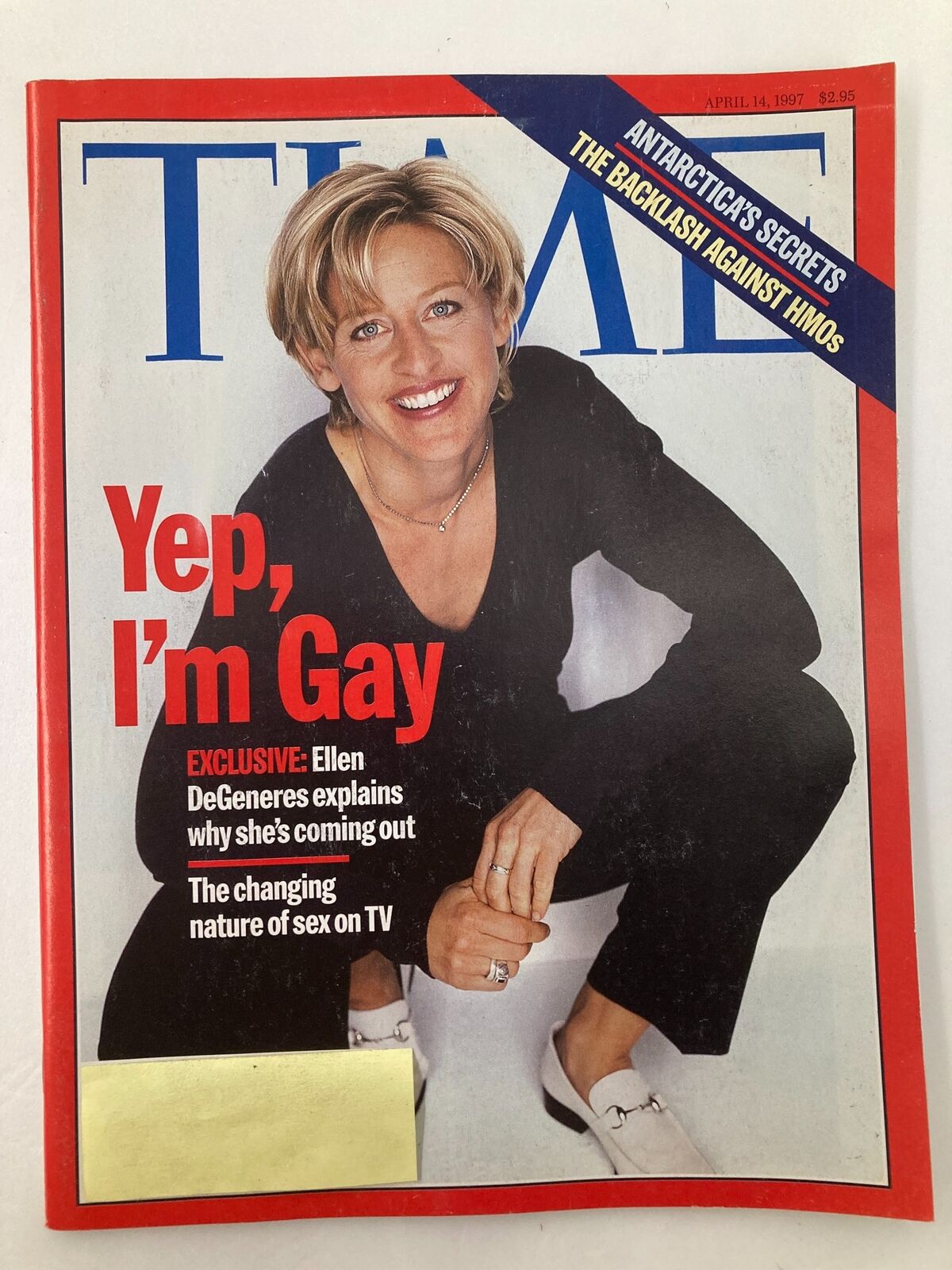 Time Magazine April 14 1997 Ellen DeGeneres & The Changing Nature of Sex on TV