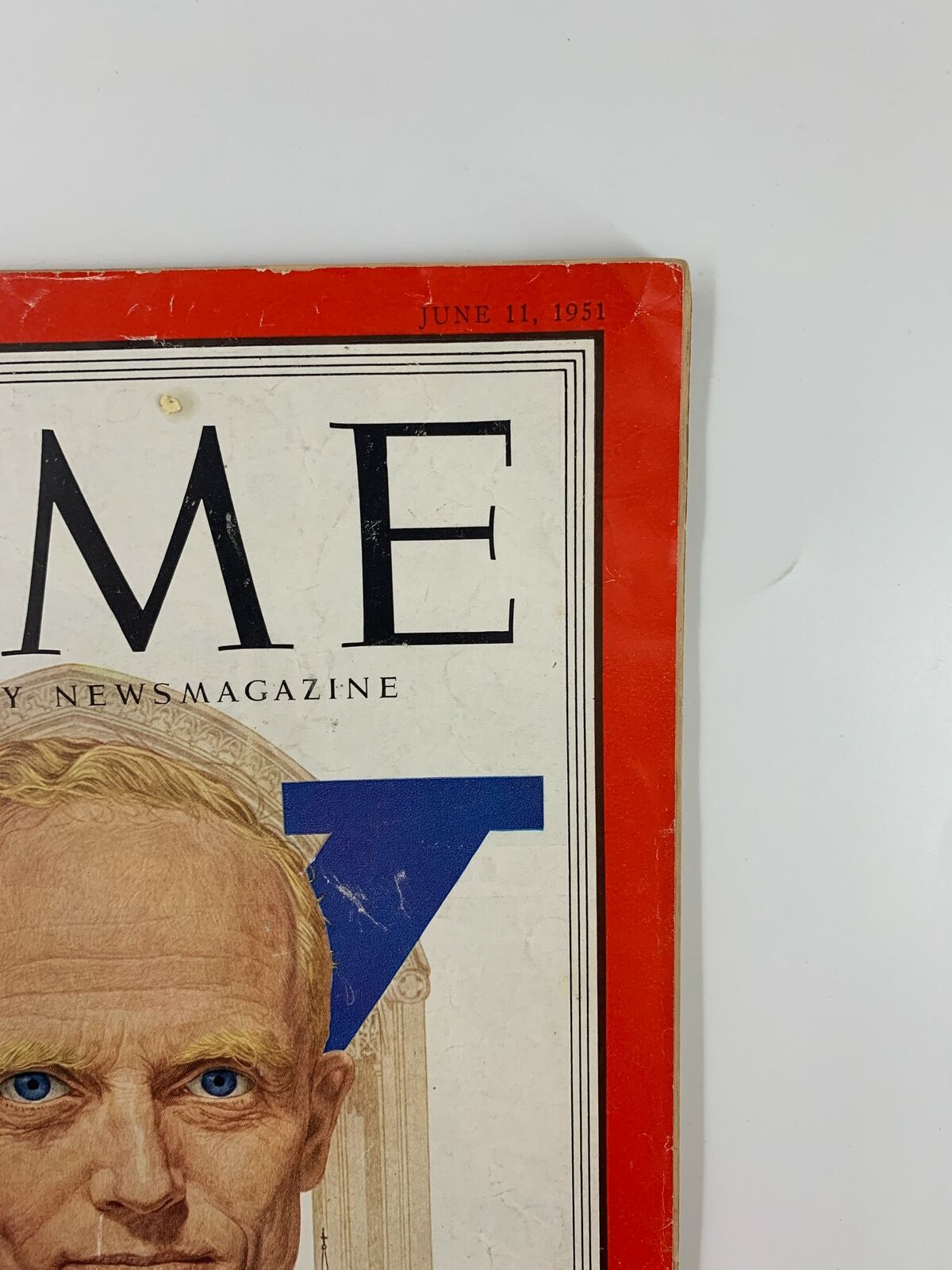 VTG Time Magazine June 11 1951 Yale's President Alfred Whitney Griswold No Label