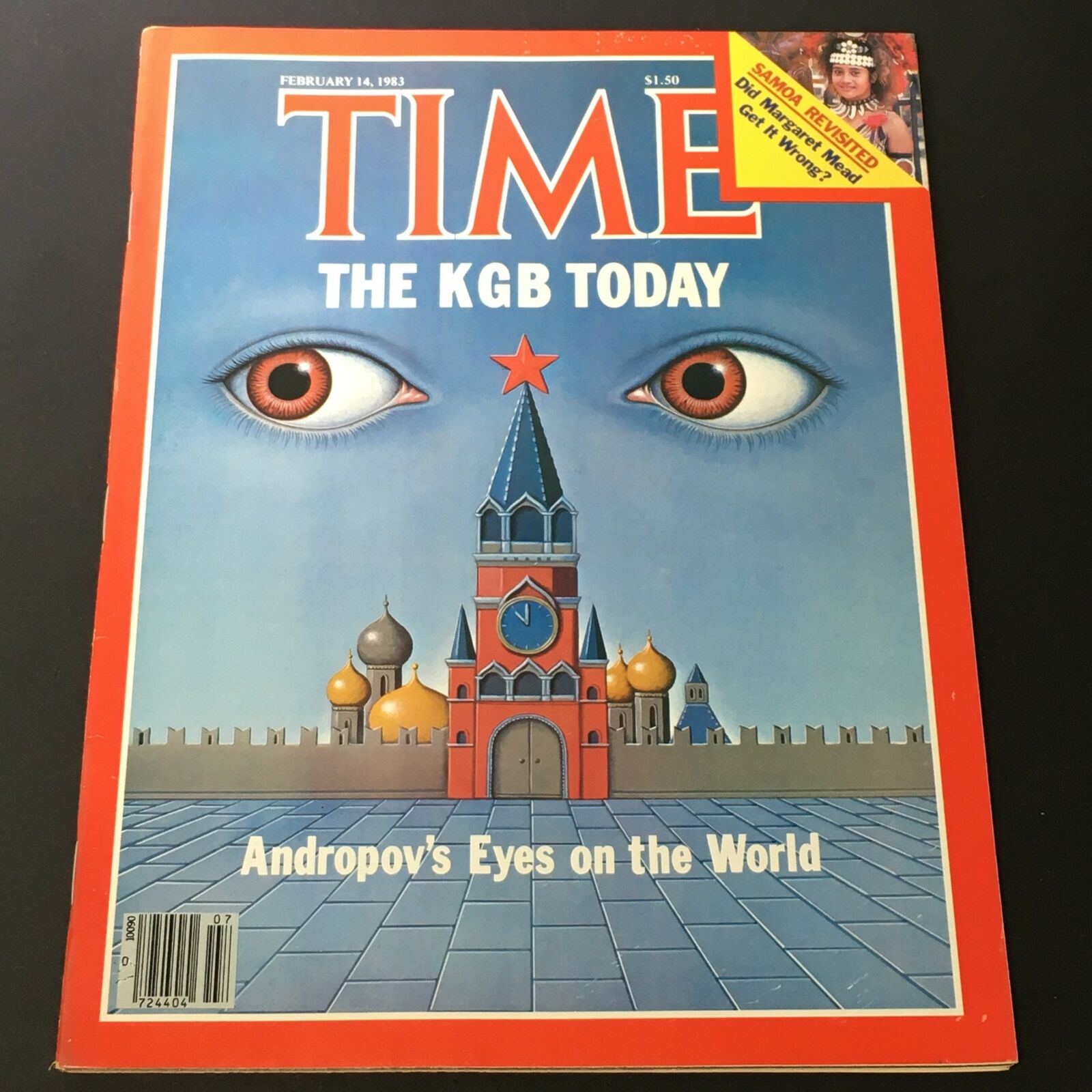 VTG Time Magazine February 14 1983 - Yuri Andropov / The KGB Today / Newsstand